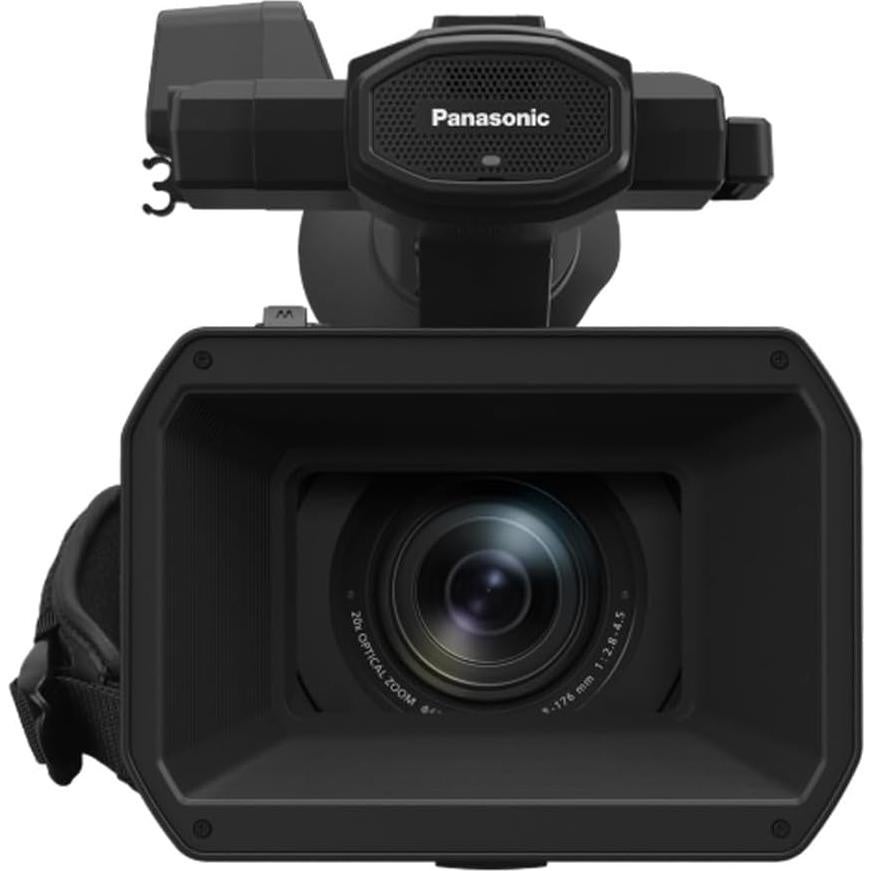 Panasonic Camcorder, Professional Quality 4K 60p, 1.0-inch Sensor, 24.5mm Wide-Angle Lens and Optical 20x Zoom, Great for News, Interviews, and Events - HC-X20