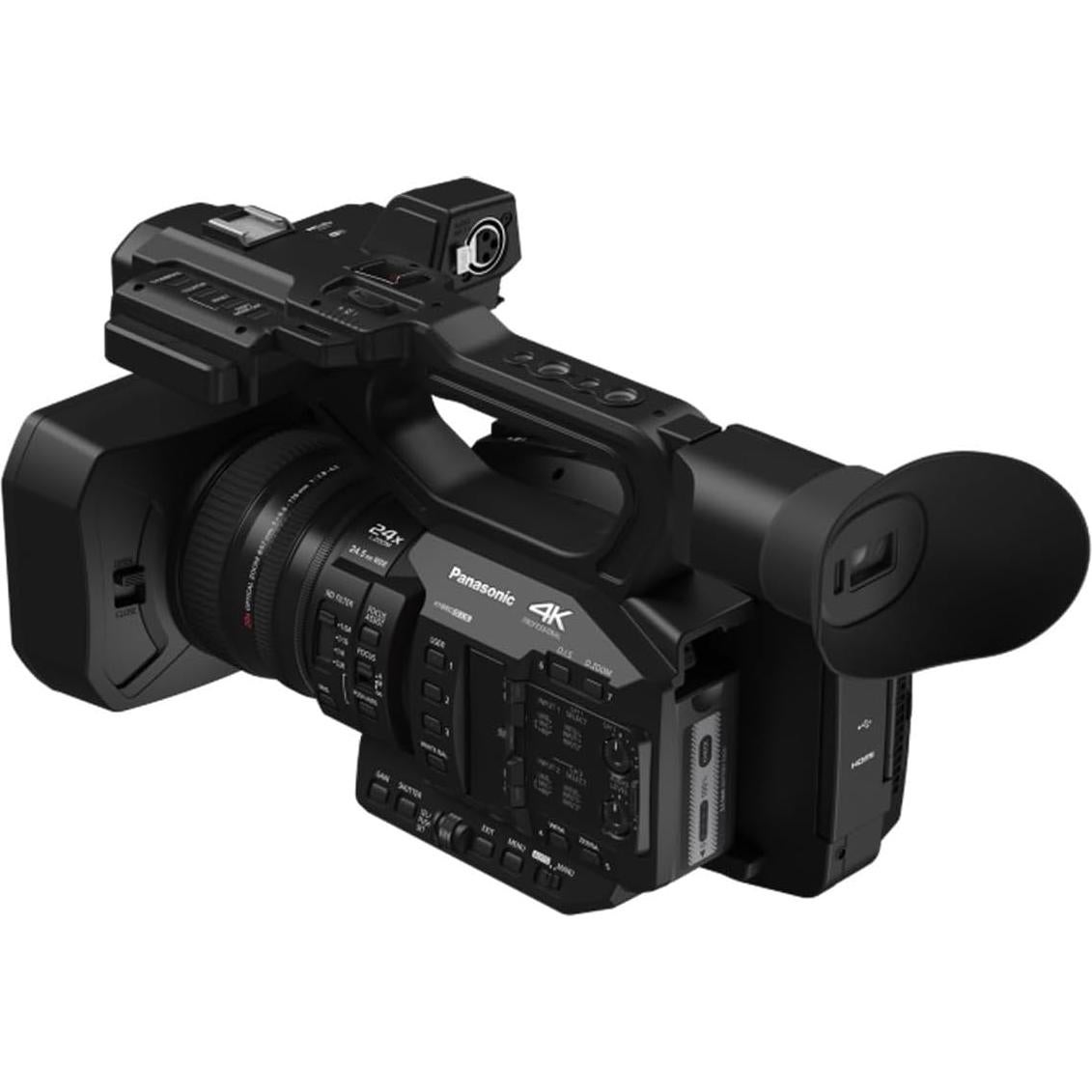 Panasonic Camcorder, Professional Quality 4K 60p, 1.0-inch Sensor, 24.5mm Wide-Angle Lens and Optical 20x Zoom, Great for News, Interviews, and Events - HC-X20
