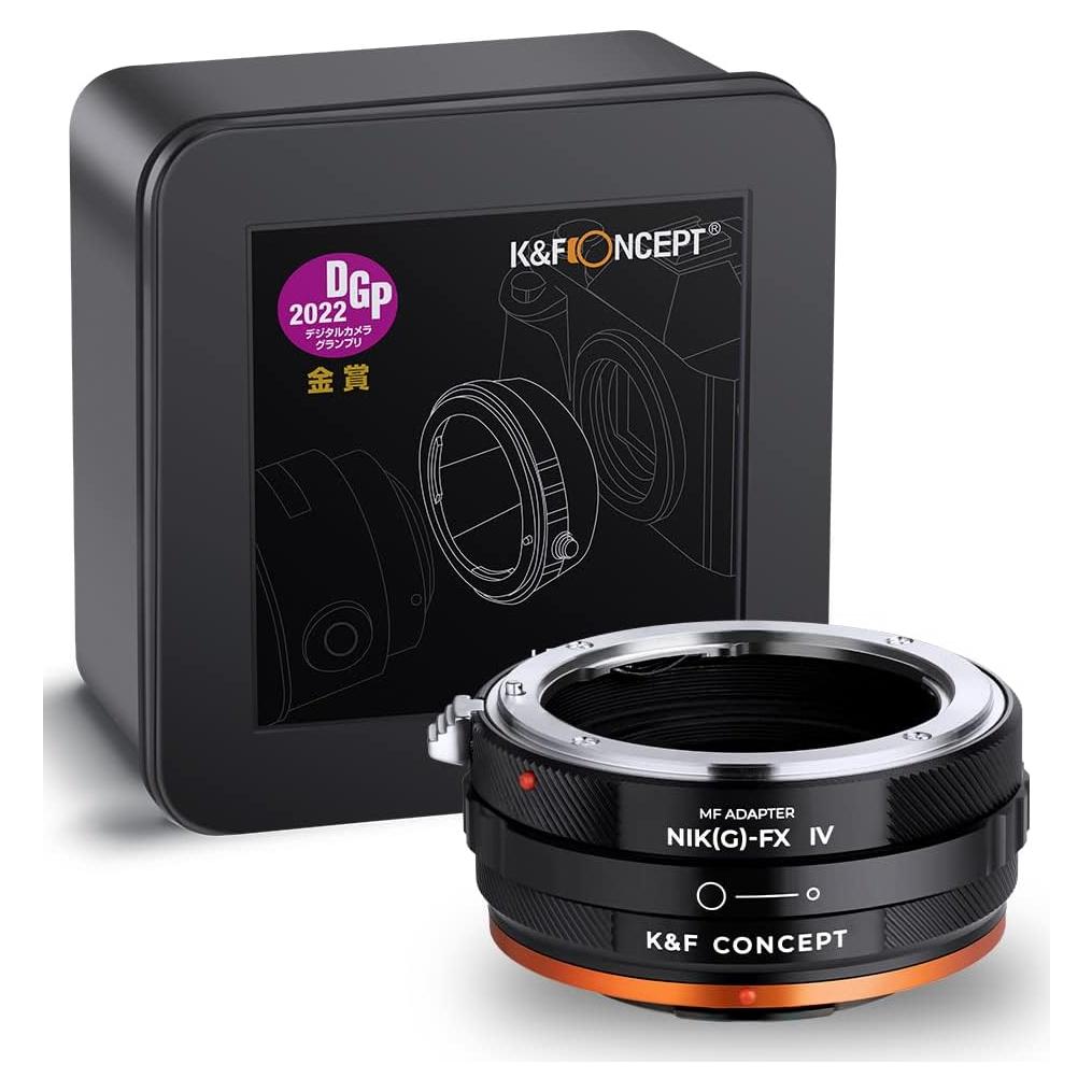 Adaptador de Montura K&F Concept Nikon G a Fujifilm X Manual