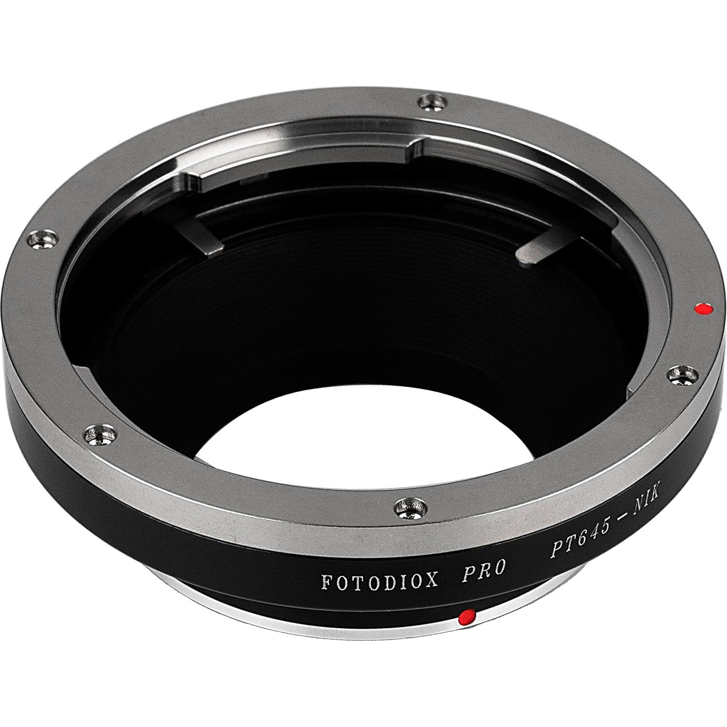 Adaptador de Montura Fotodiox Pro Pentax 645 a Nikon F