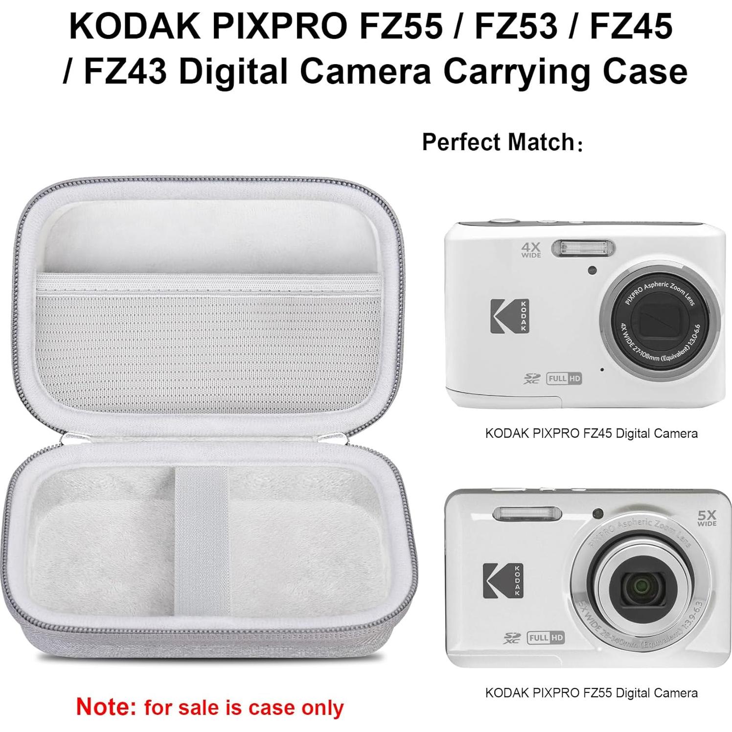 Funda de Transporte para Cámara KODAK PIXPRO FZ55/FZ53/FZ45 Gris