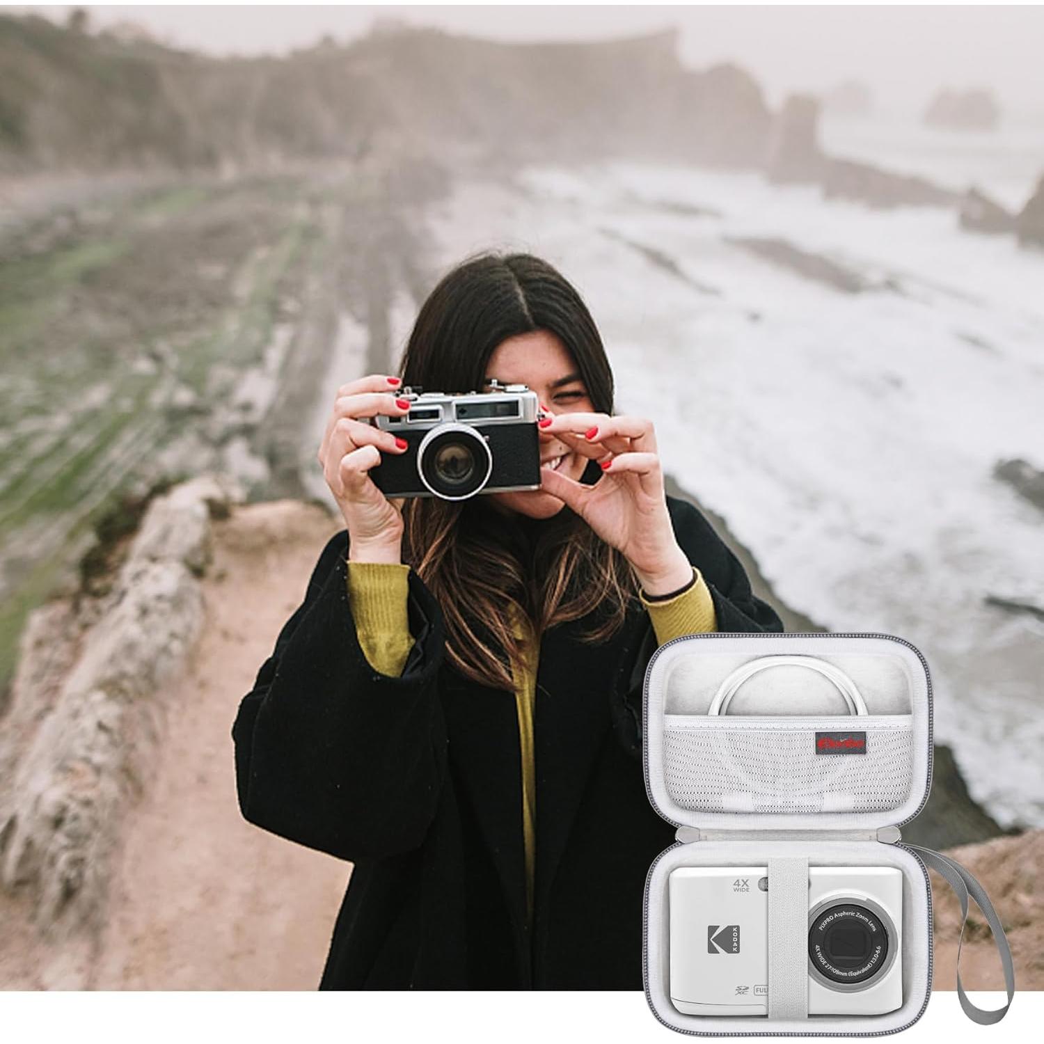 Funda de Transporte para Cámara KODAK PIXPRO FZ55/FZ53/FZ45 Gris