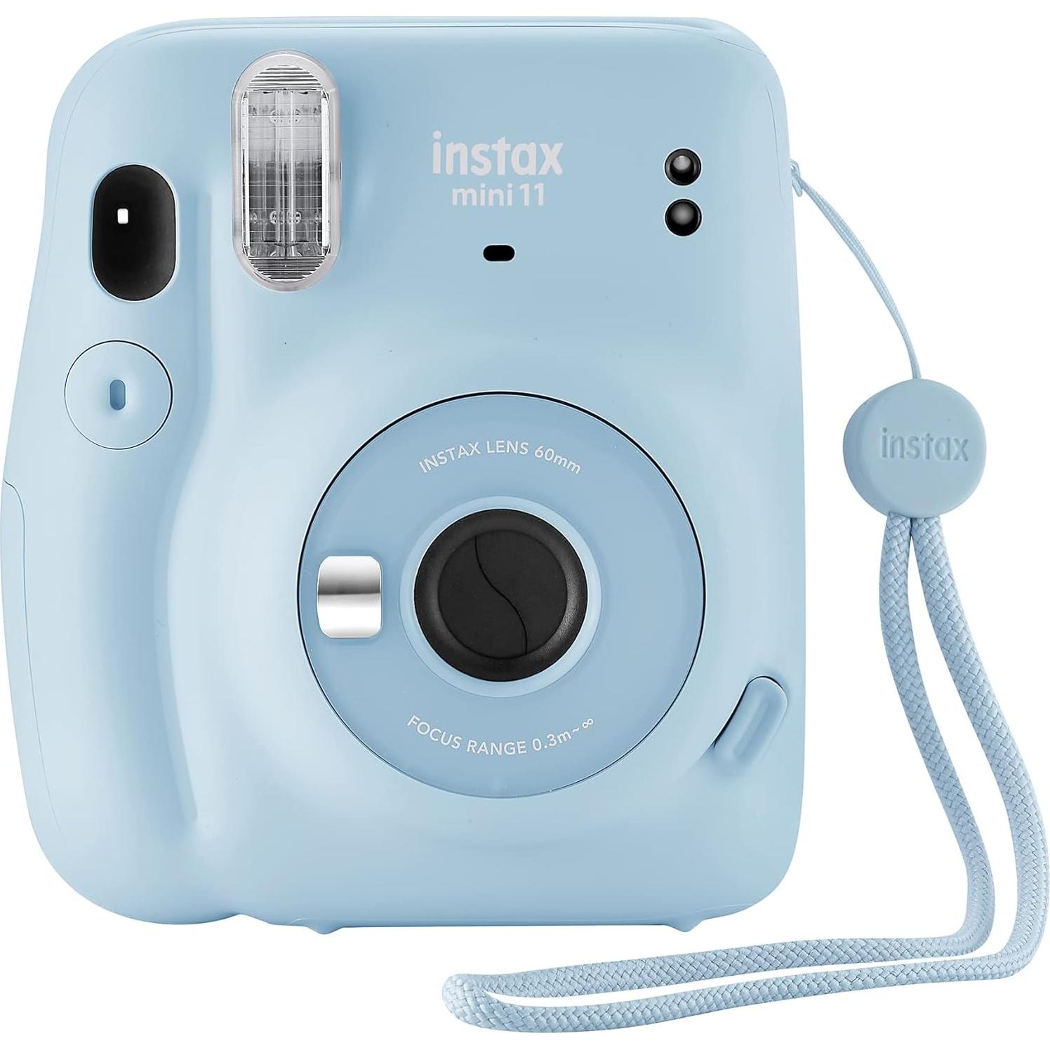 Cámara Instantánea Fujifilm Instax Mini 11 Azul con 60 Películas