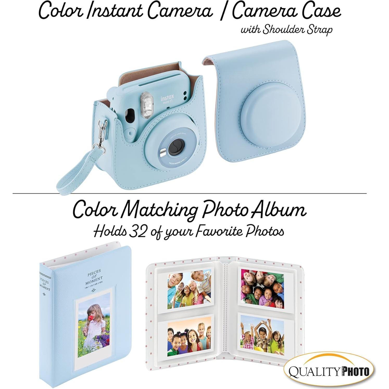 Cámara Instantánea Fujifilm Instax Mini 11 Azul con 60 Películas