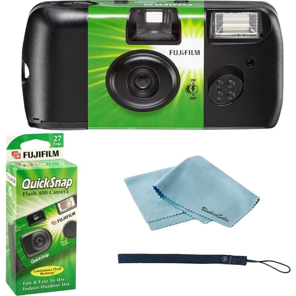 Cámara desechable Fujifilm QuickSnap Flash 400 - Paquete de 4