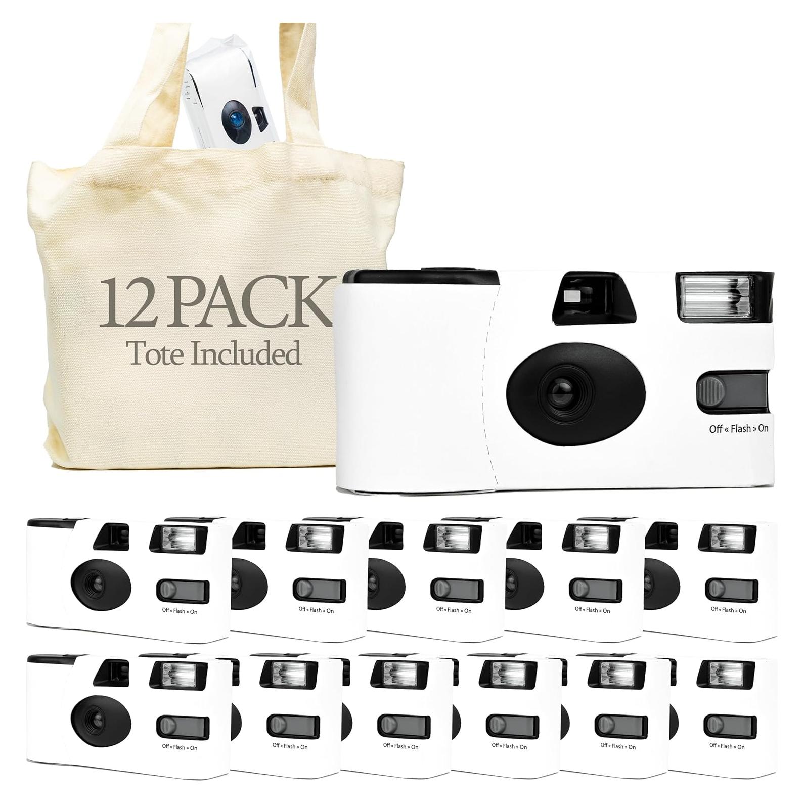 Cámaras Desechables H&H Photo Supply - Paquete de 12, 27 Fotos