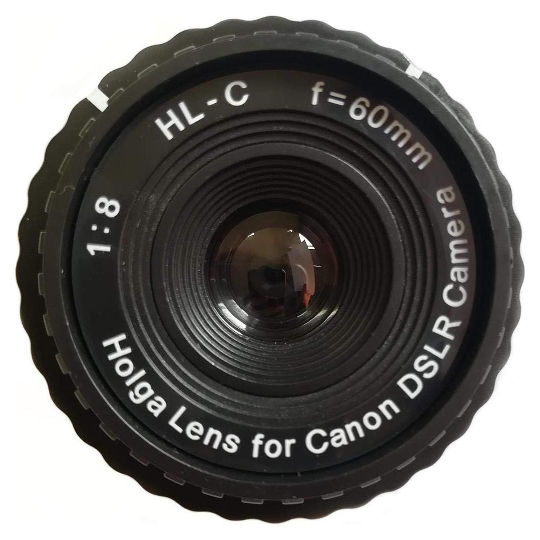 Lente Holga HL-C 60mm f/8 para Cámara DSLR Canon
