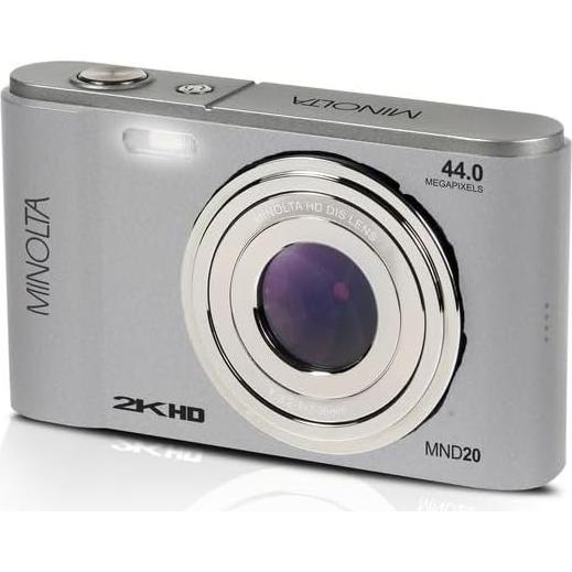 Cámara Digital Minolta MND20 44MP - Video 2.7K, Zoom 16X