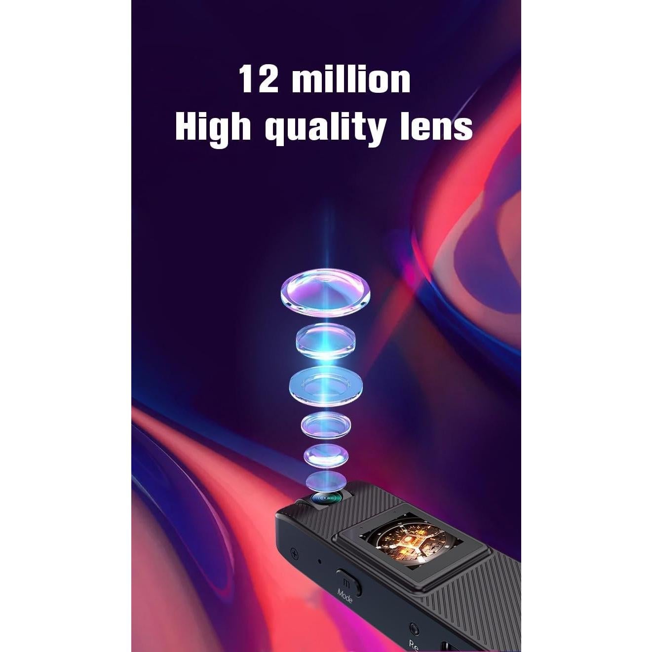 Cámara Mini Portátil FIRSTYLE HD 1080P con Lente Rotativa