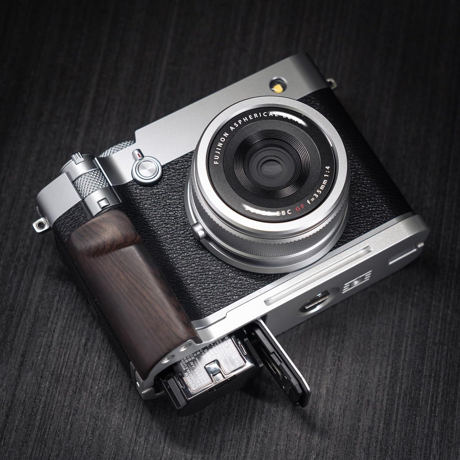 Mango en L Iborrys para cámara FUJIFILM GFX100RF - Madera sólida