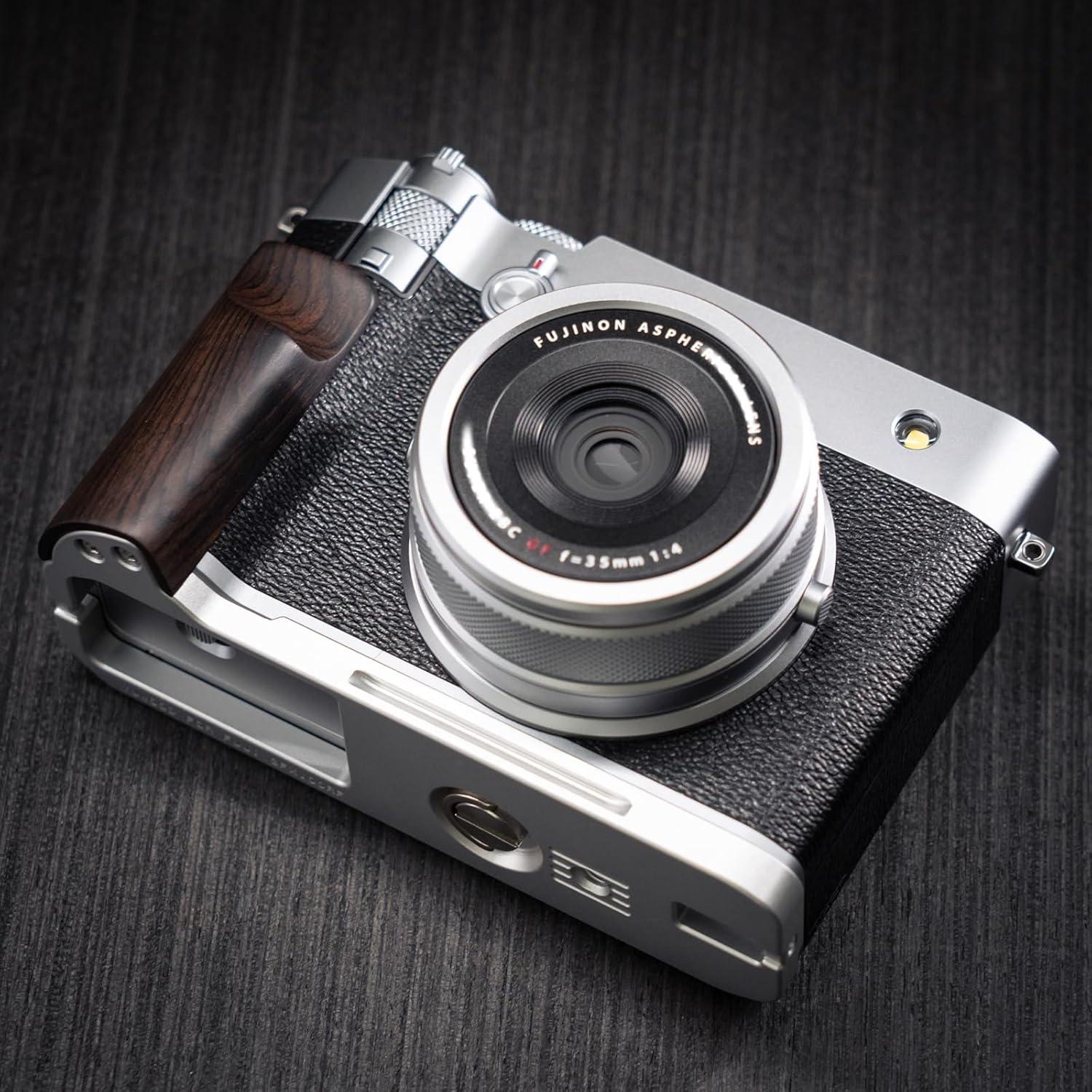 Mango en L Iborrys para cámara FUJIFILM GFX100RF - Madera sólida