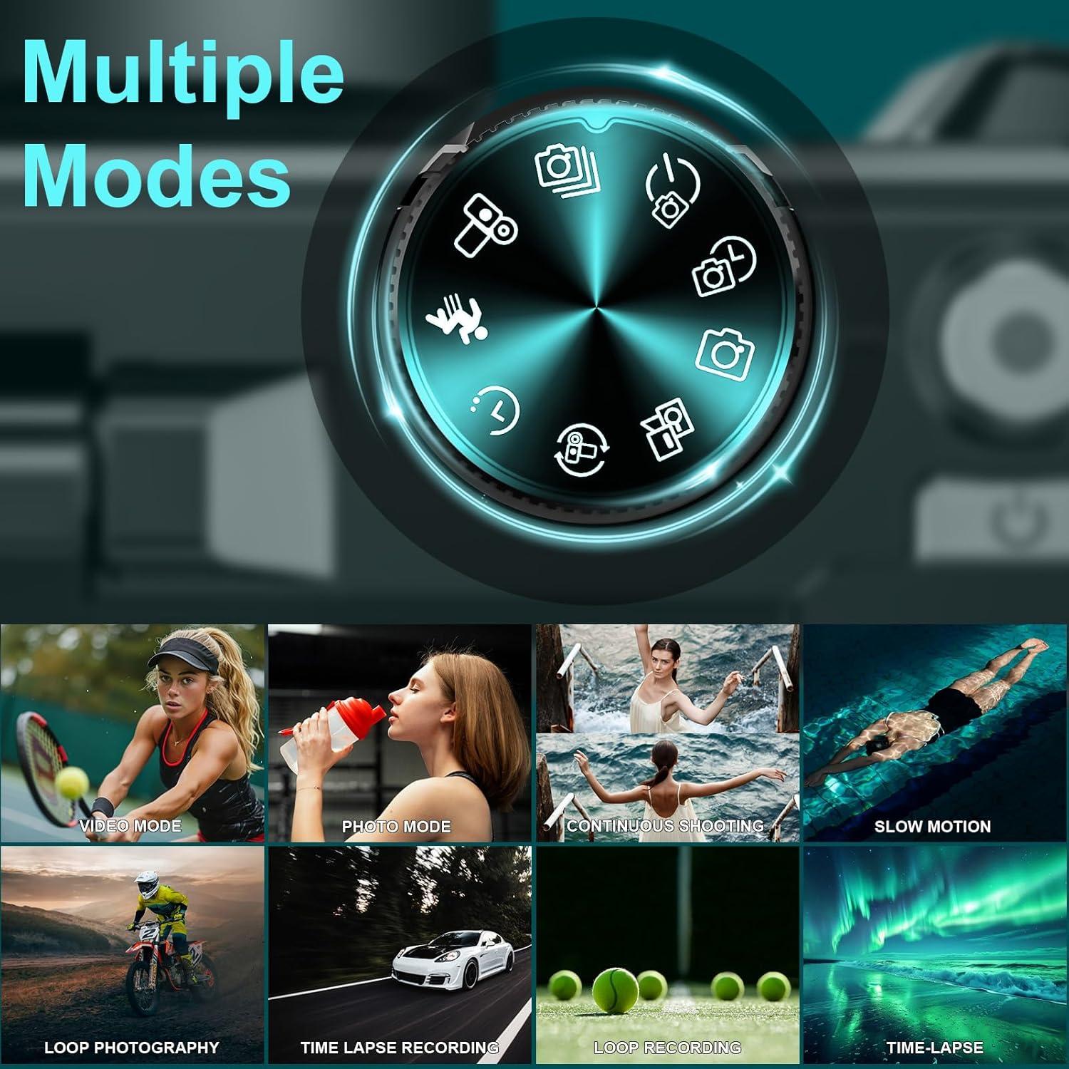 Cámara Digital 5K Demofit DC080 75MP Zoom 18X Pantalla 3"