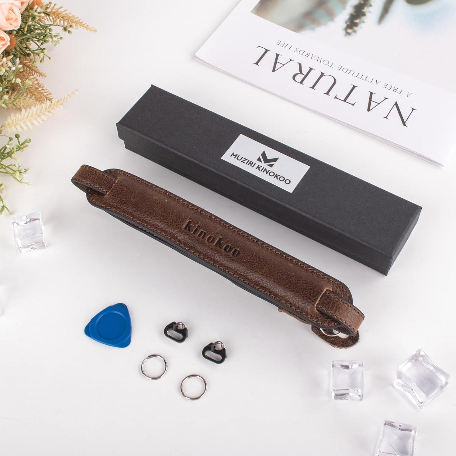 Correa de Cuero Genuino MUZIRI KIINOKOO 110cm Vintage