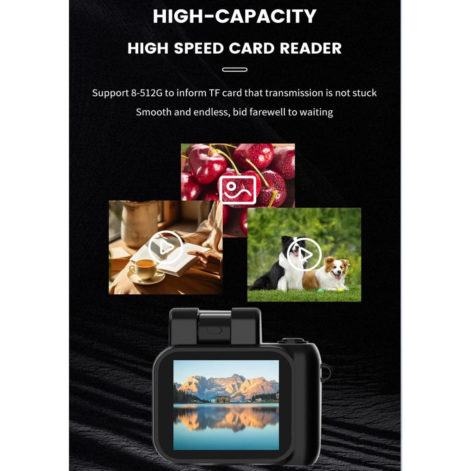 Mini Cámara de Llavero Diyeeni HD 1080P con 64GB