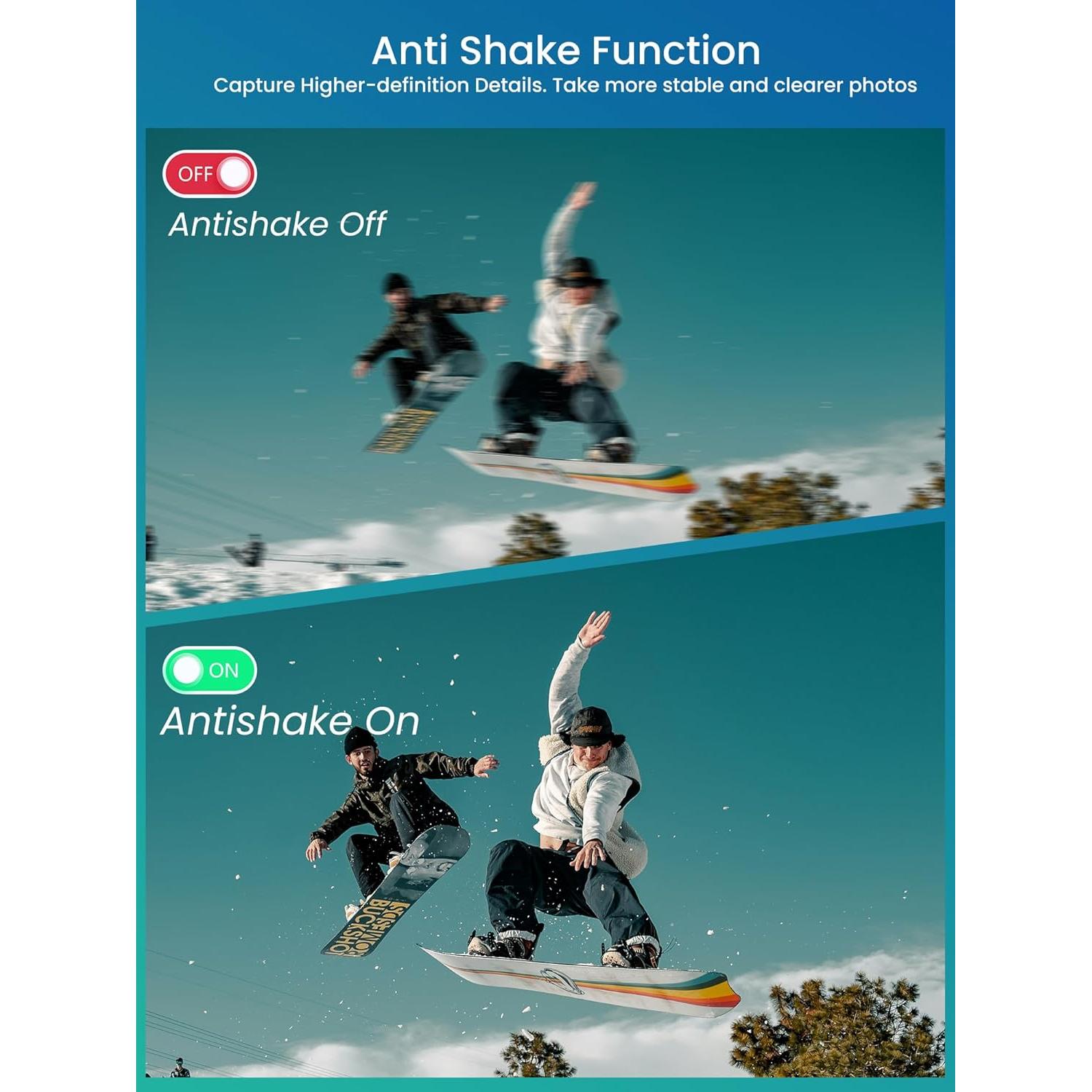 Cámara Digital Ocakuiter Z19 4K 68MP Zoom 16X para Niños