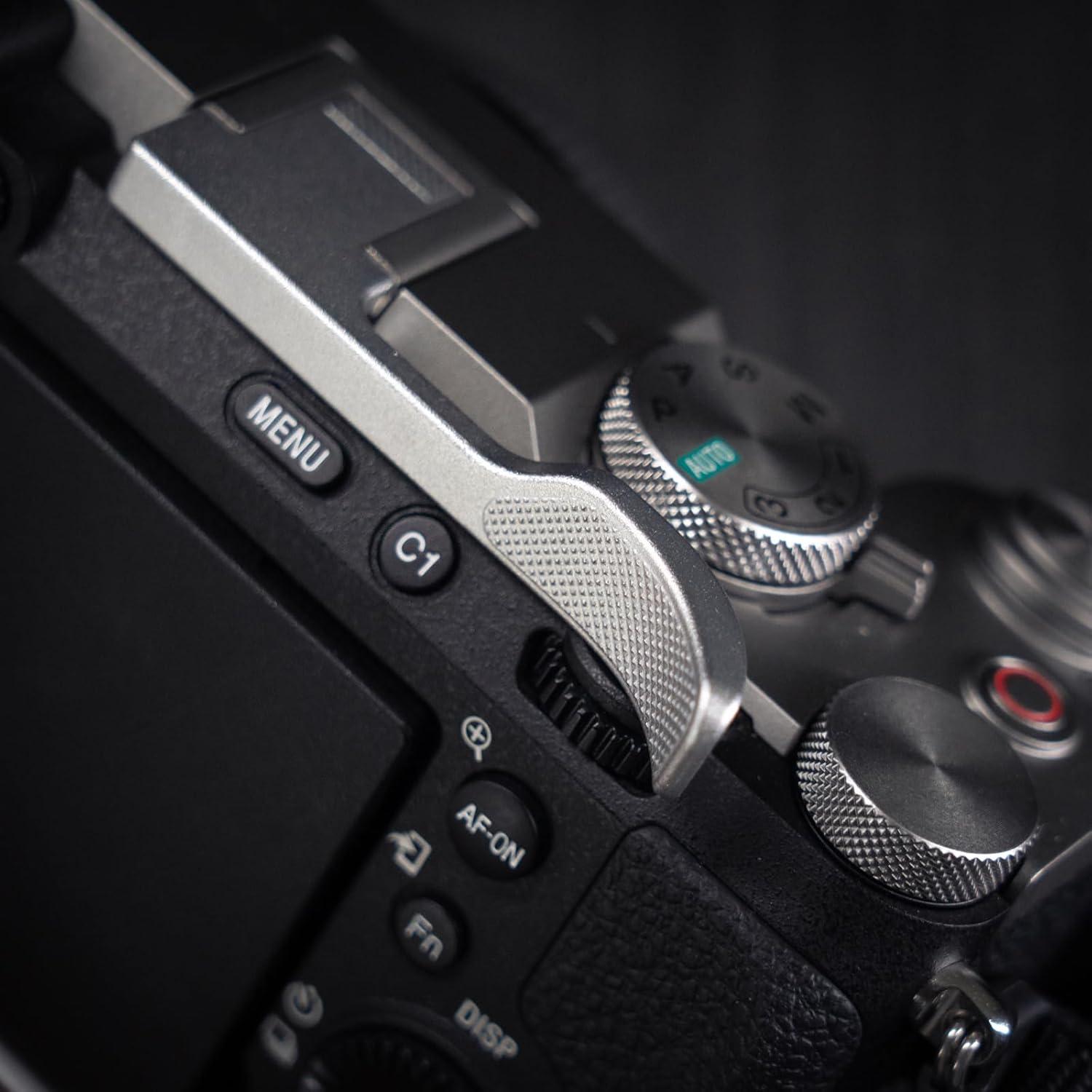 Agarradera de Pulgar Iborrys para Cámara Sony A7C2 Plata