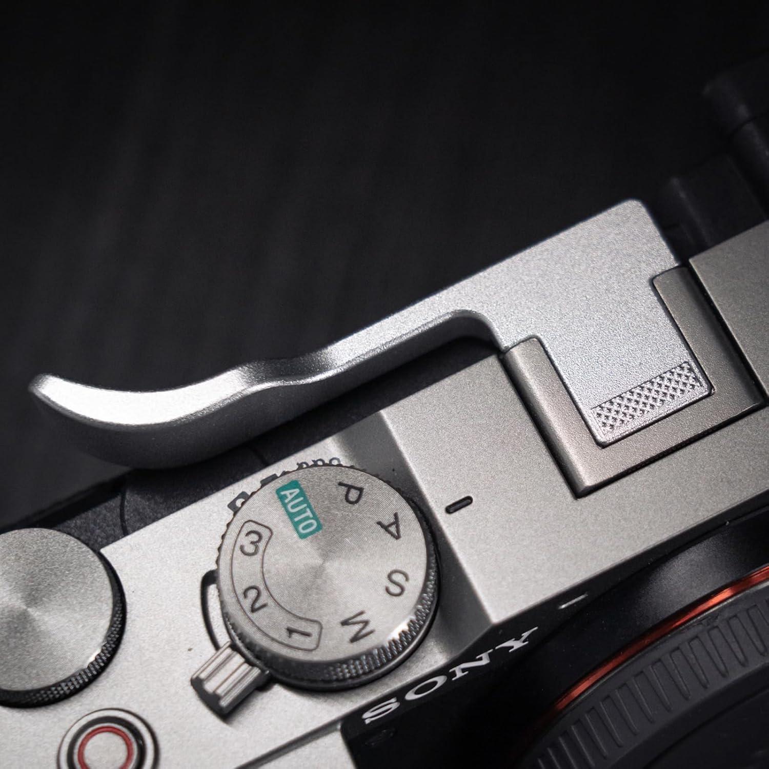 Agarradera de Pulgar Iborrys para Cámara Sony A7C2 Plata
