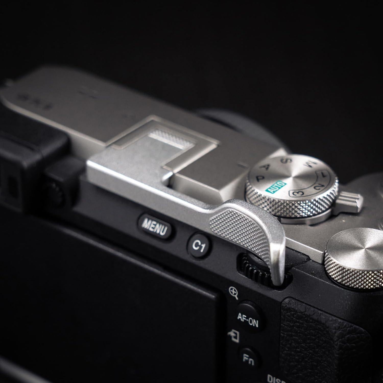 Agarradera de Pulgar Iborrys para Cámara Sony A7C2 Plata