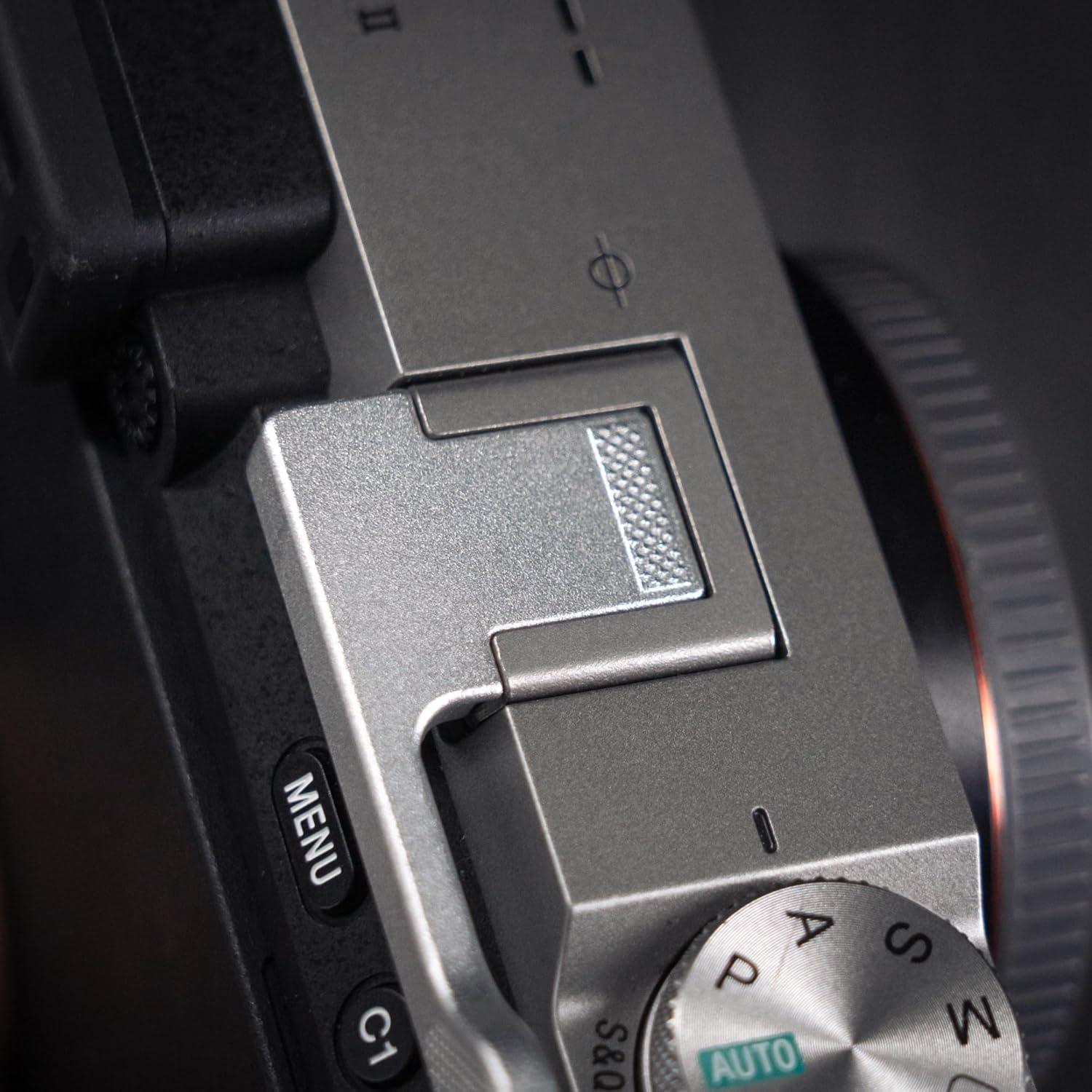 Agarradera de Pulgar Iborrys para Cámara Sony A7C2 Plata