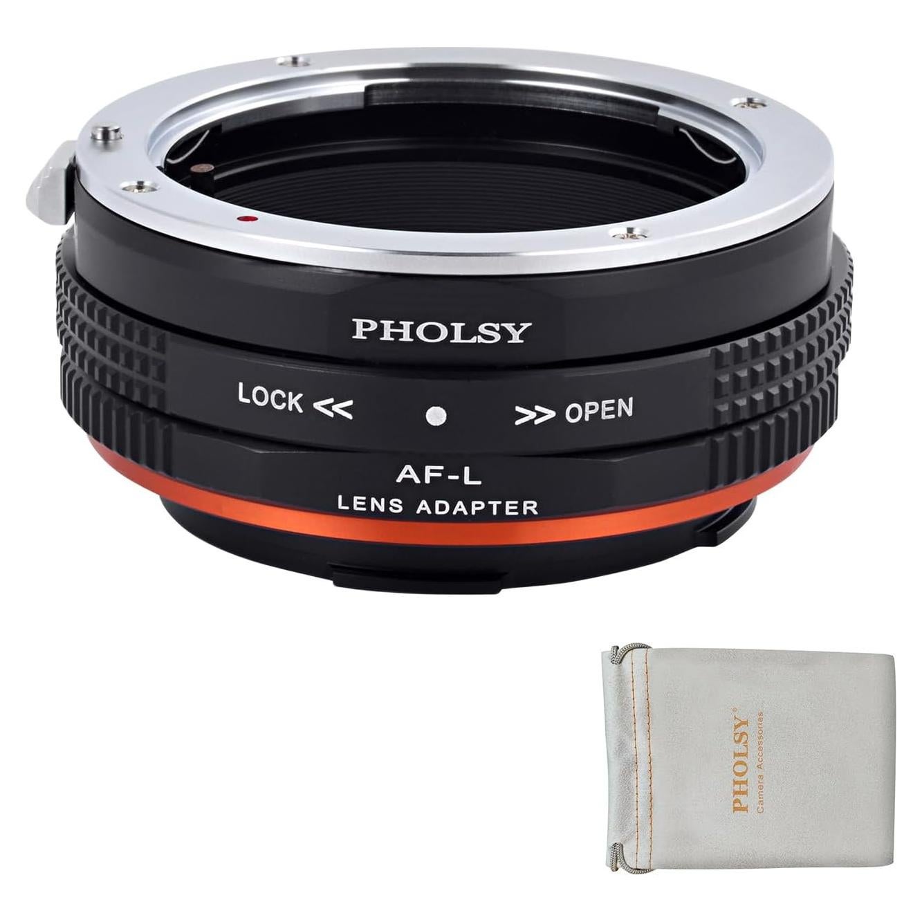 Adaptador PHOLSY Sony A / Minolta AF a Leica L - Control Apertura