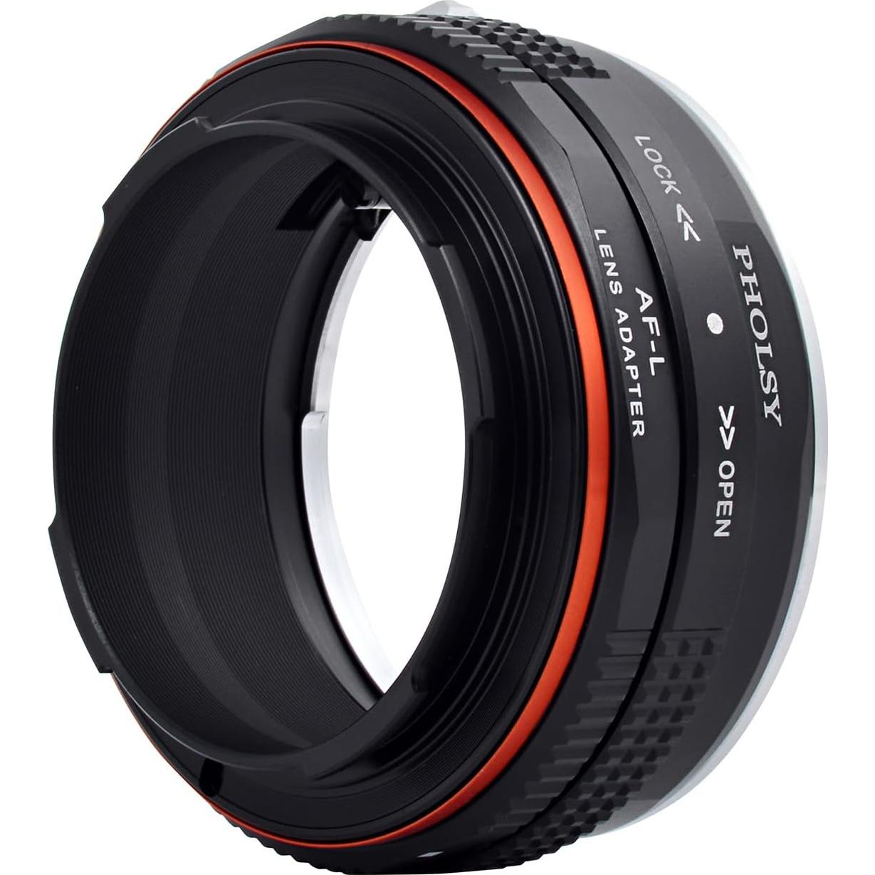 Adaptador PHOLSY Sony A / Minolta AF a Leica L - Control Apertura