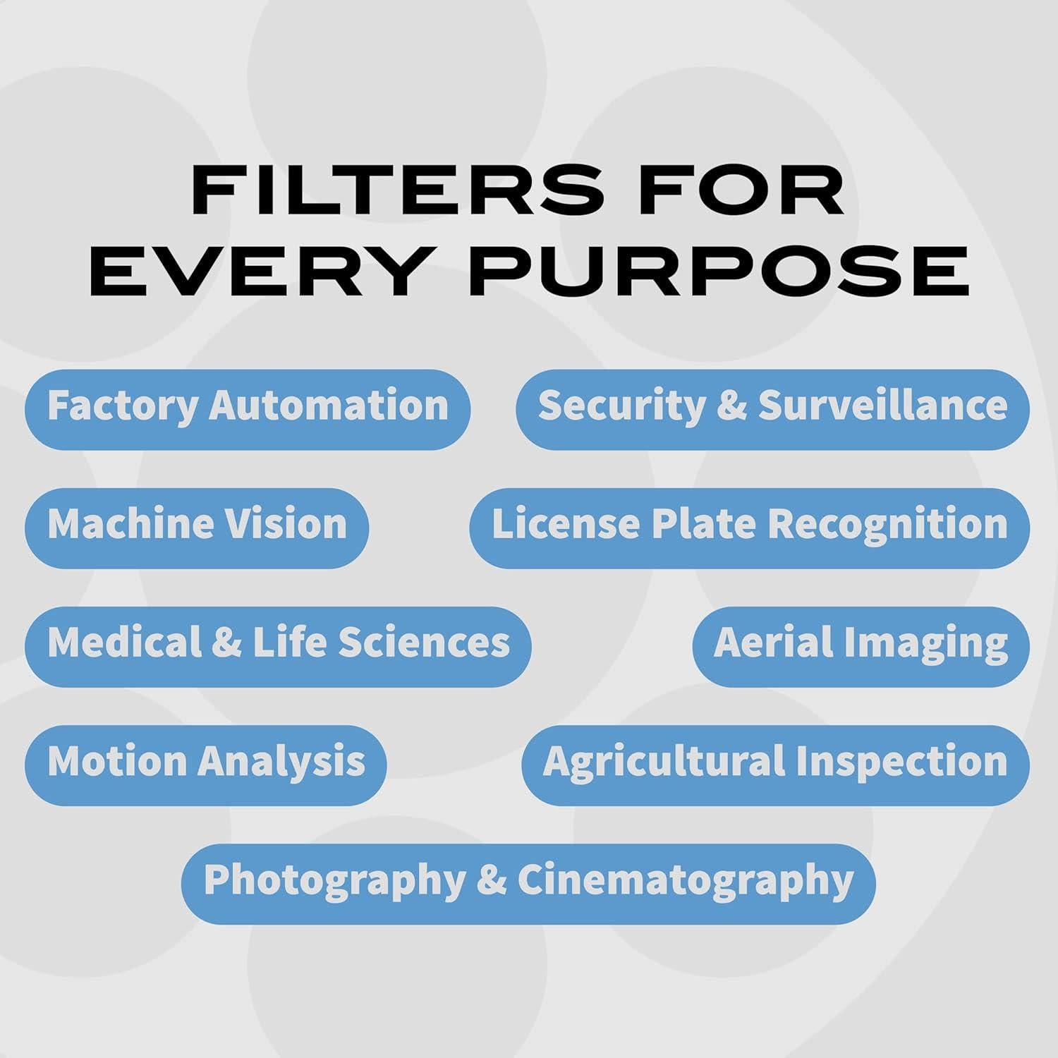 Filtro de paso de banda rojo claro Midwest BP635-25.5 615-645nm