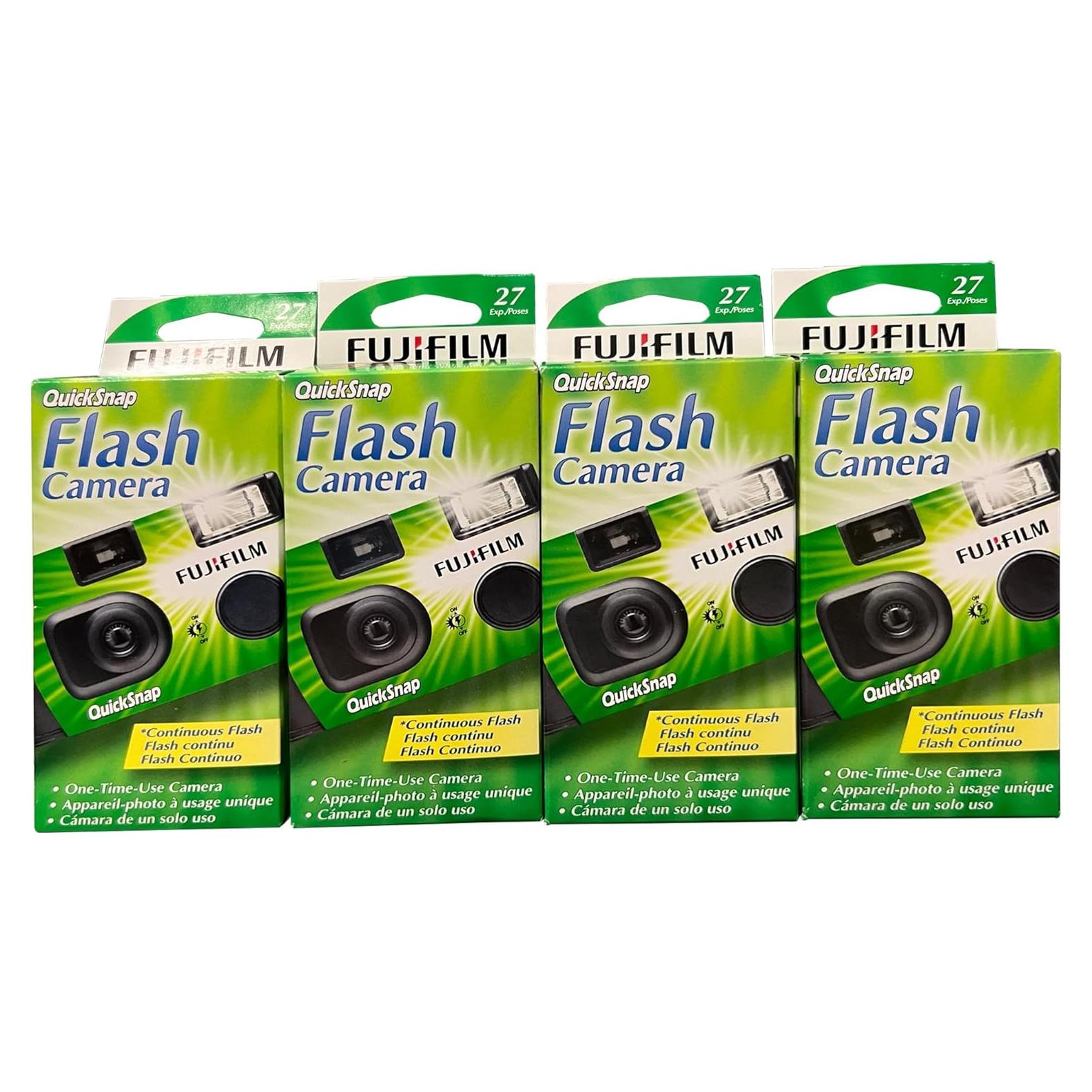 Cámara desechable Fujifilm QuickSnap Flash 400 - 4 cajas