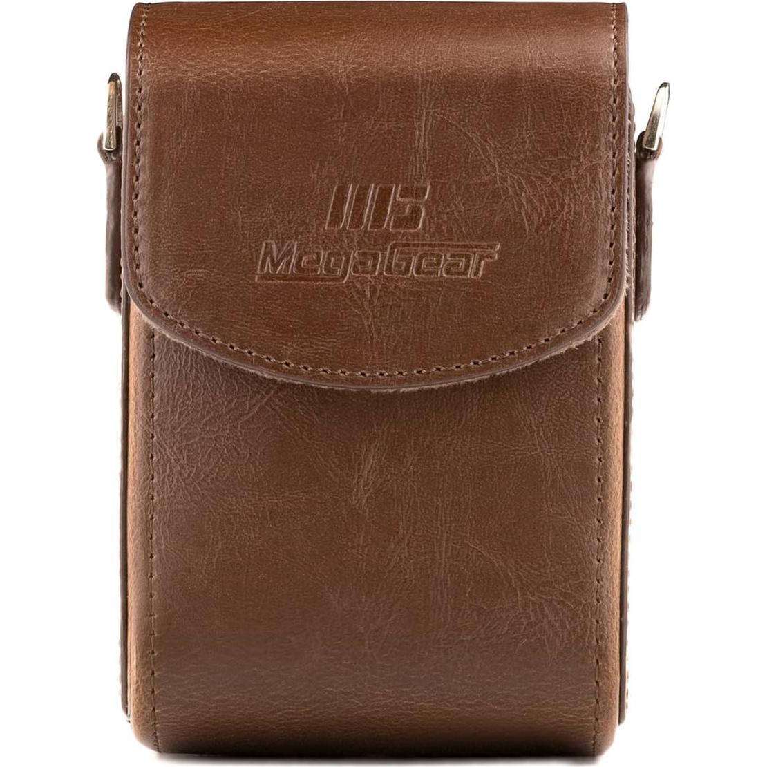 Funda de cámara de cuero MegaGear para Canon PowerShot G7 X
