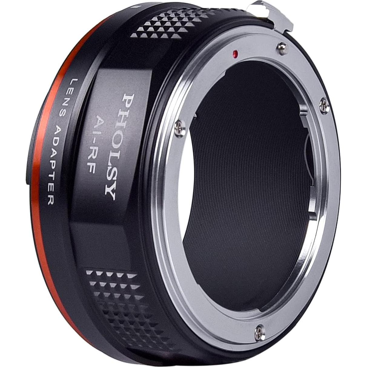 Adaptador de Montura PHOLSY Nikon F a Canon RF - 110g