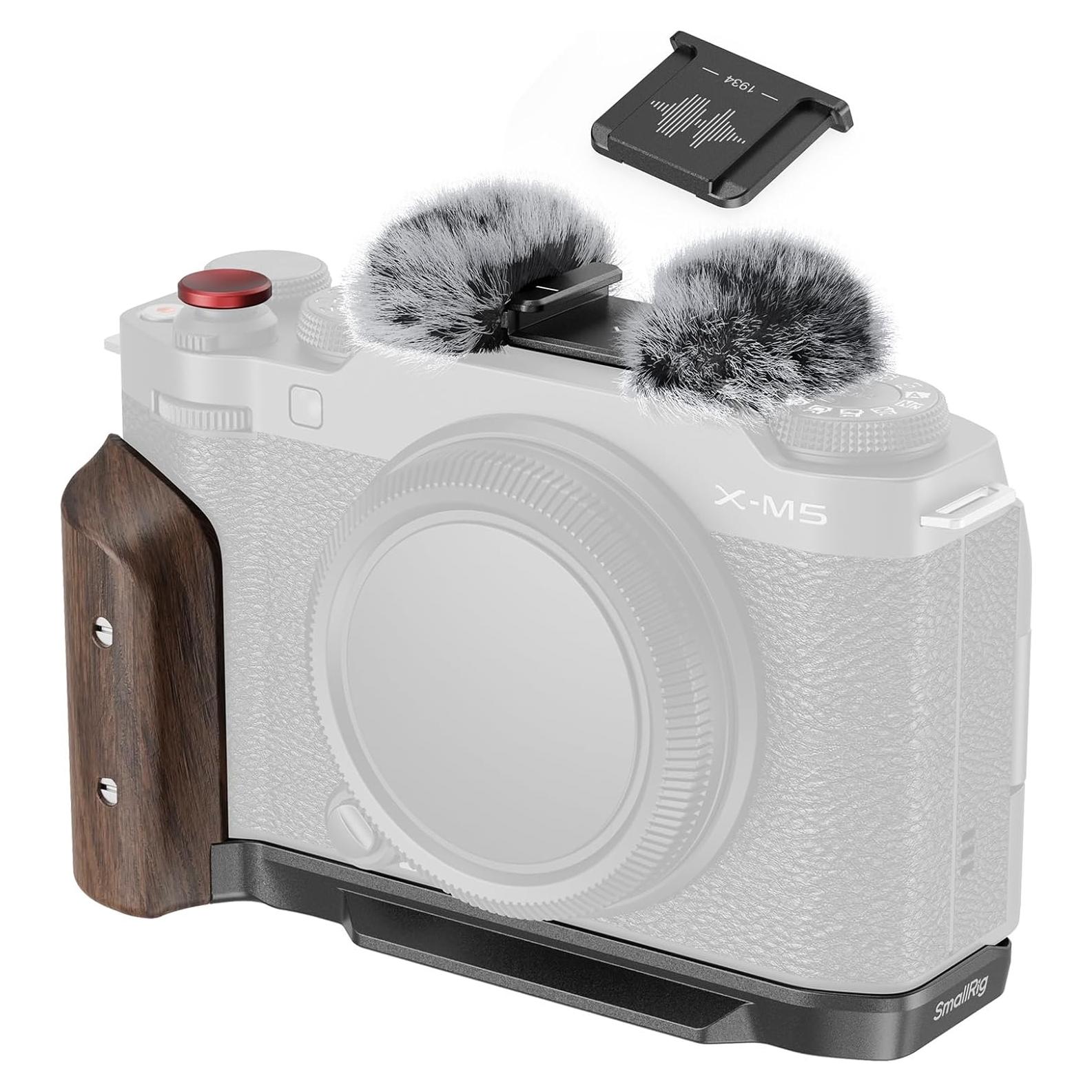 Empuñadura de Madera en L SmallRig 5260 para FUJIFILM X-M5