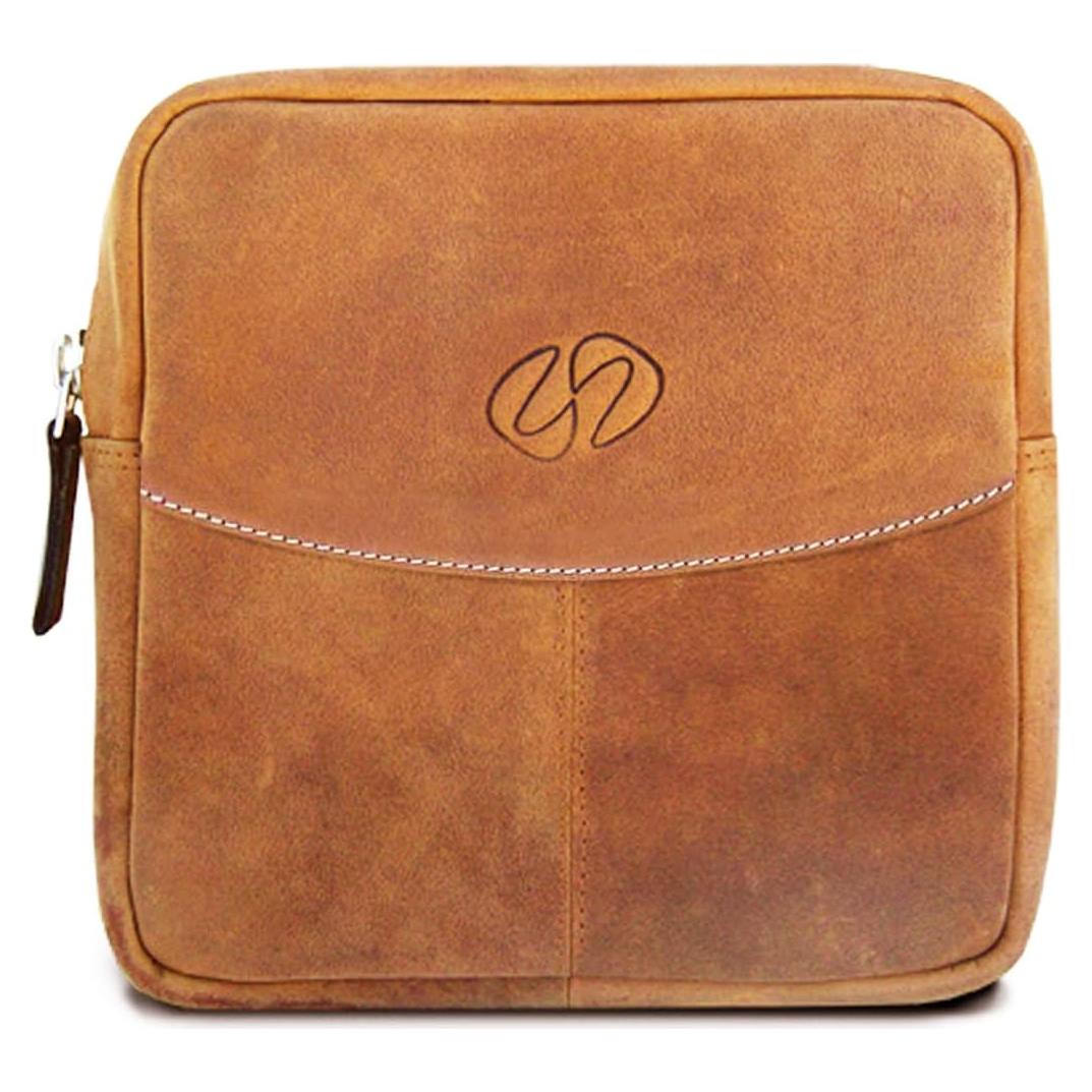 Bolsita de Accesorios de Cuero Premium Michael Santoro Vintage