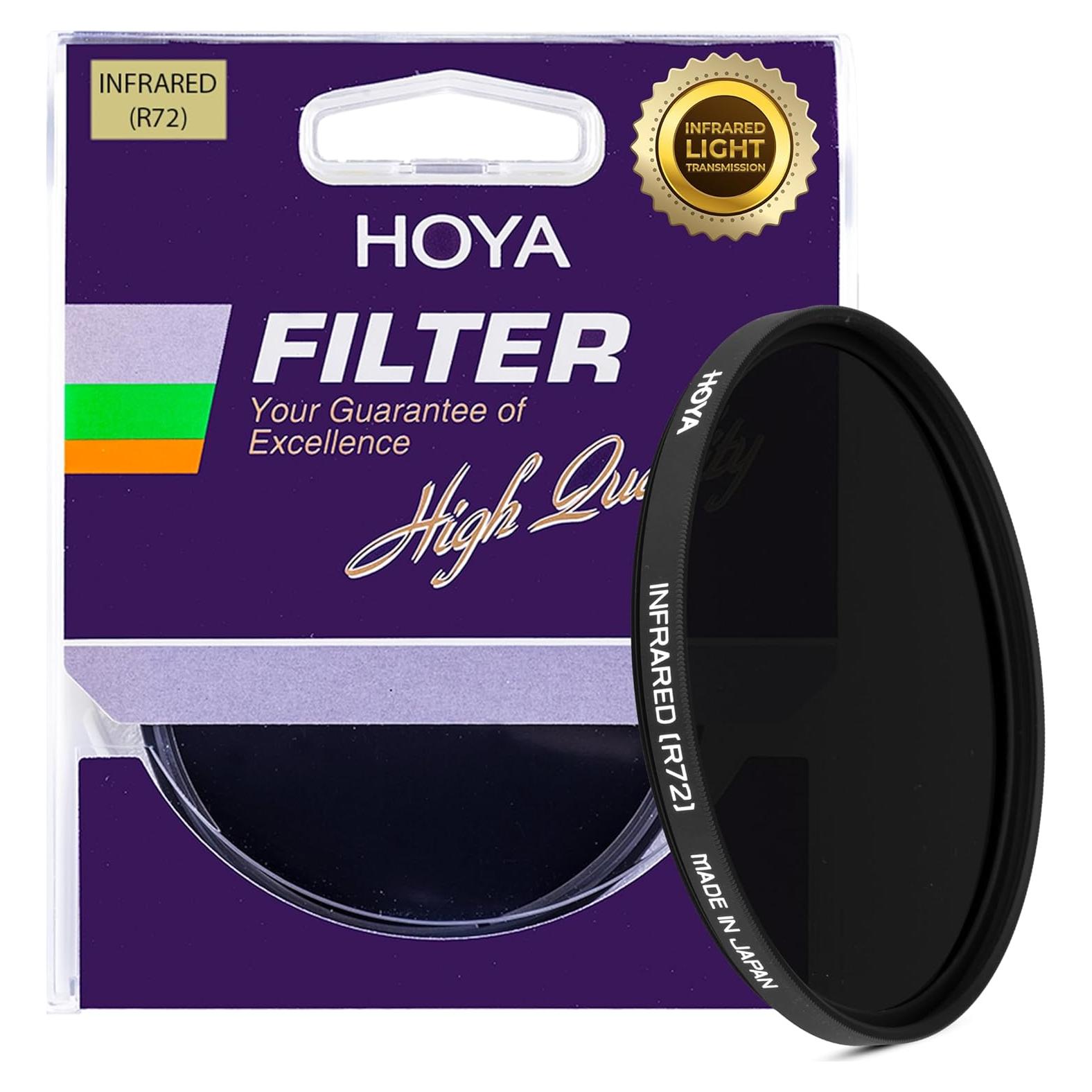 Filtro Infrarrojo Hoya R72 58 mm para Cámara Sin Espejo