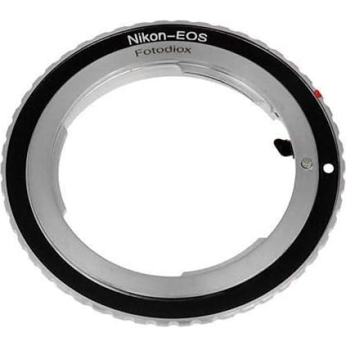 Adaptador Fotodiox Nikon F a Canon EOS con Chip Enfoque