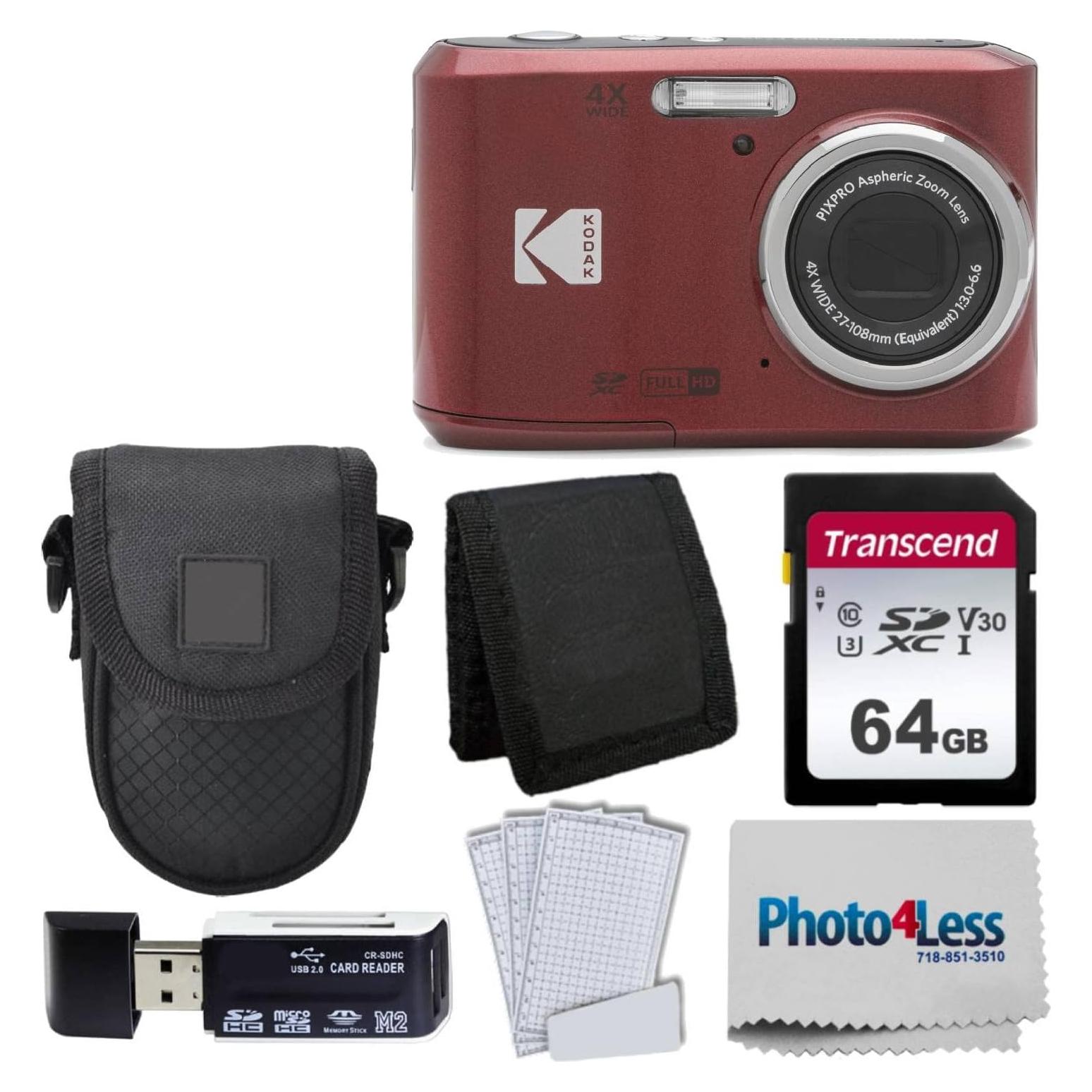 Cámara Digital Kodak PIXPRO FZ45 16MP + Accesorios Completo