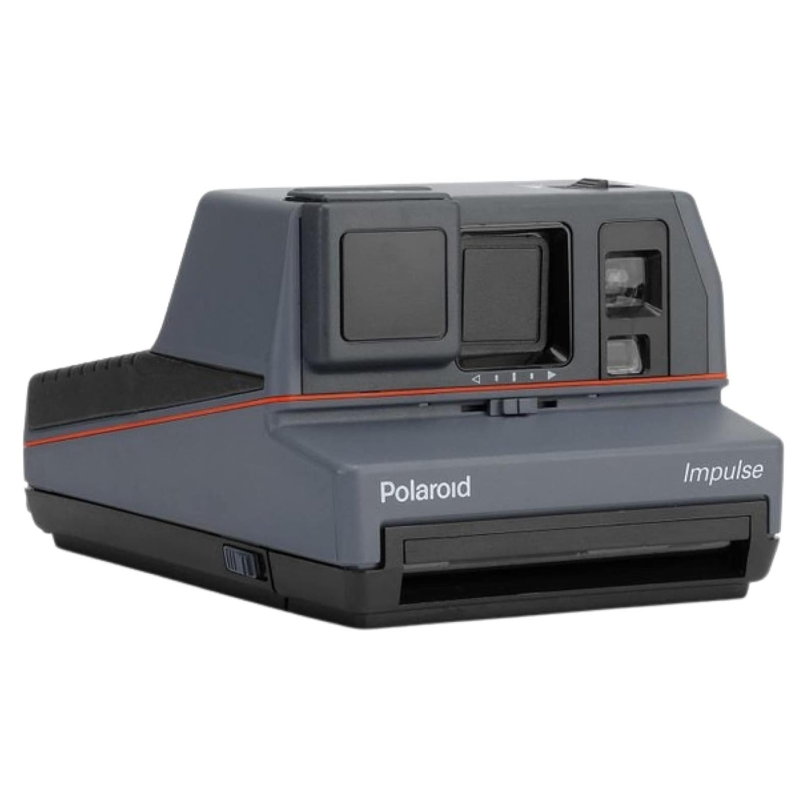 Cámara Instantánea Polaroid 600 Impulse Gris Vintage