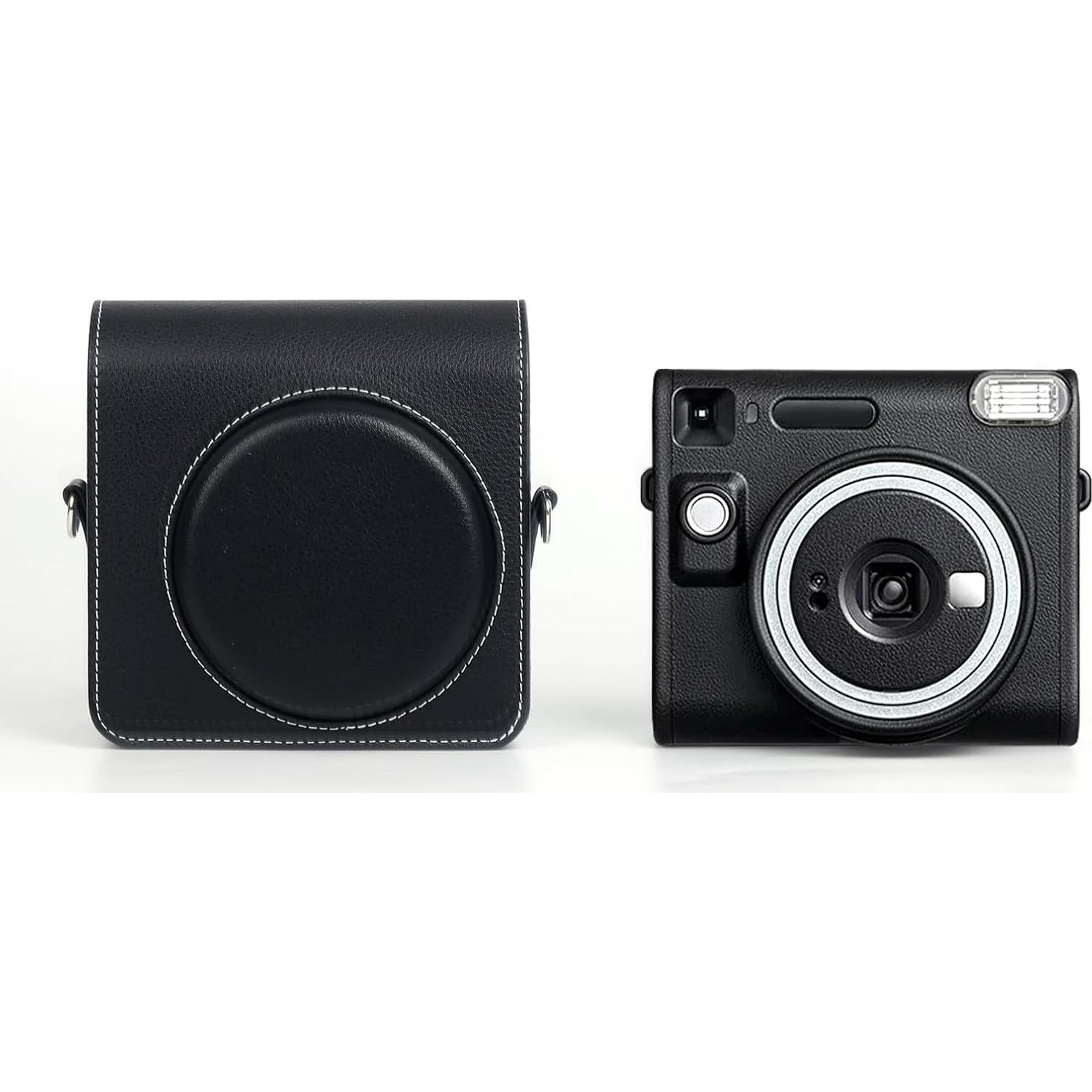 Funda de Cuero PU Rieibi para Fujifilm Instax SQ40 - Negra