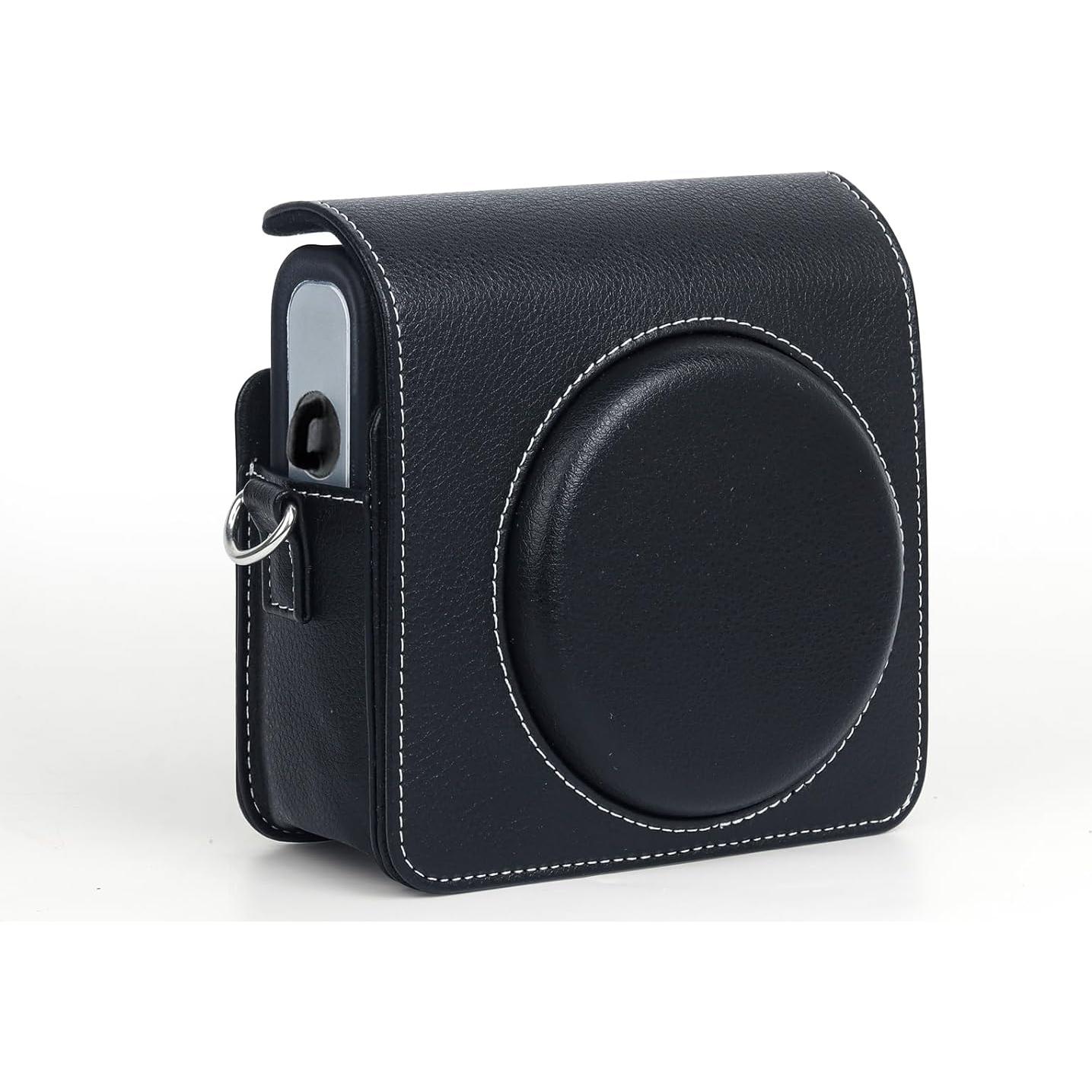 Funda de Cuero PU Rieibi para Fujifilm Instax SQ40 - Negra
