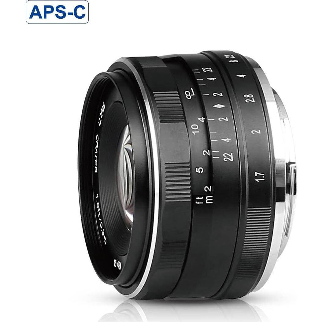 Lente Fijo Meike 35mm F1.7 Manual para Cámaras Sony E-Mount