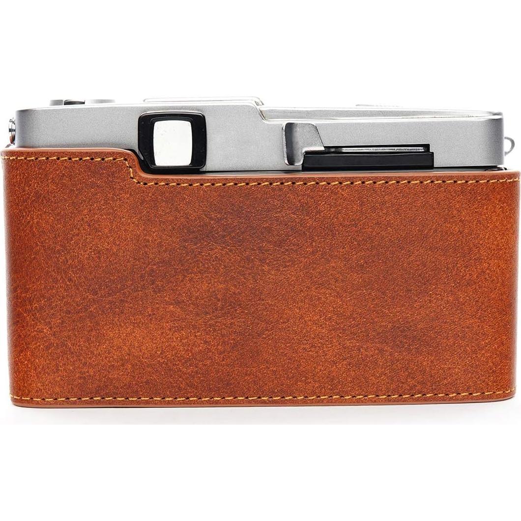 Funda de Cámara de Cuero Real BolinUS para Olympus Pen-FT