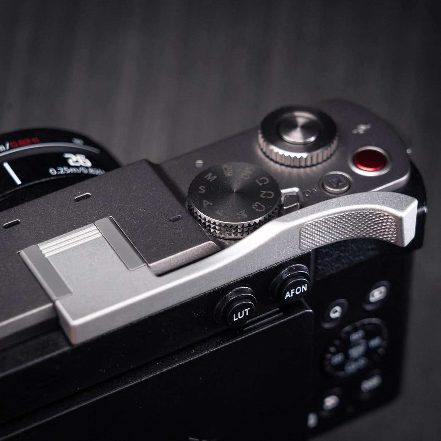 Agarradera de Pulgar Iborrys para Cámara Panasonic S9 - Plata