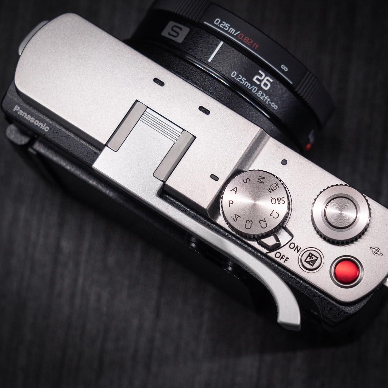 Agarradera de Pulgar Iborrys para Cámara Panasonic S9 - Plata