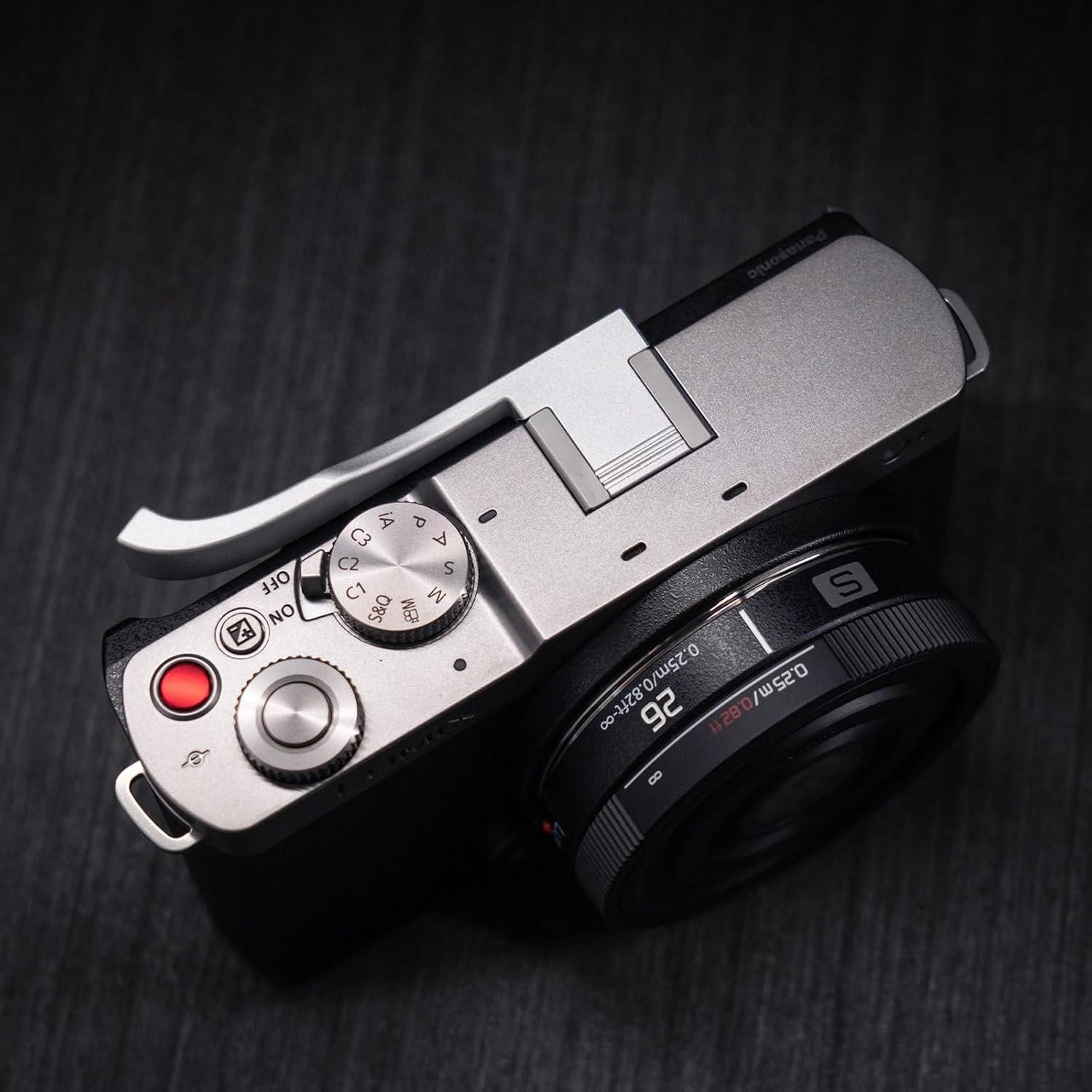 Agarradera de Pulgar Iborrys para Cámara Panasonic S9 - Plata