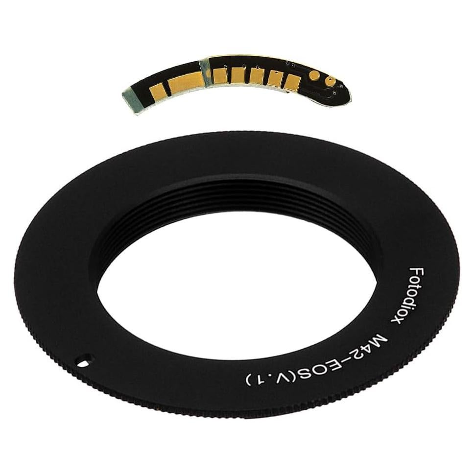 Adaptador de Montura Fotodiox M42 a Canon EOS con Chip Enfoque