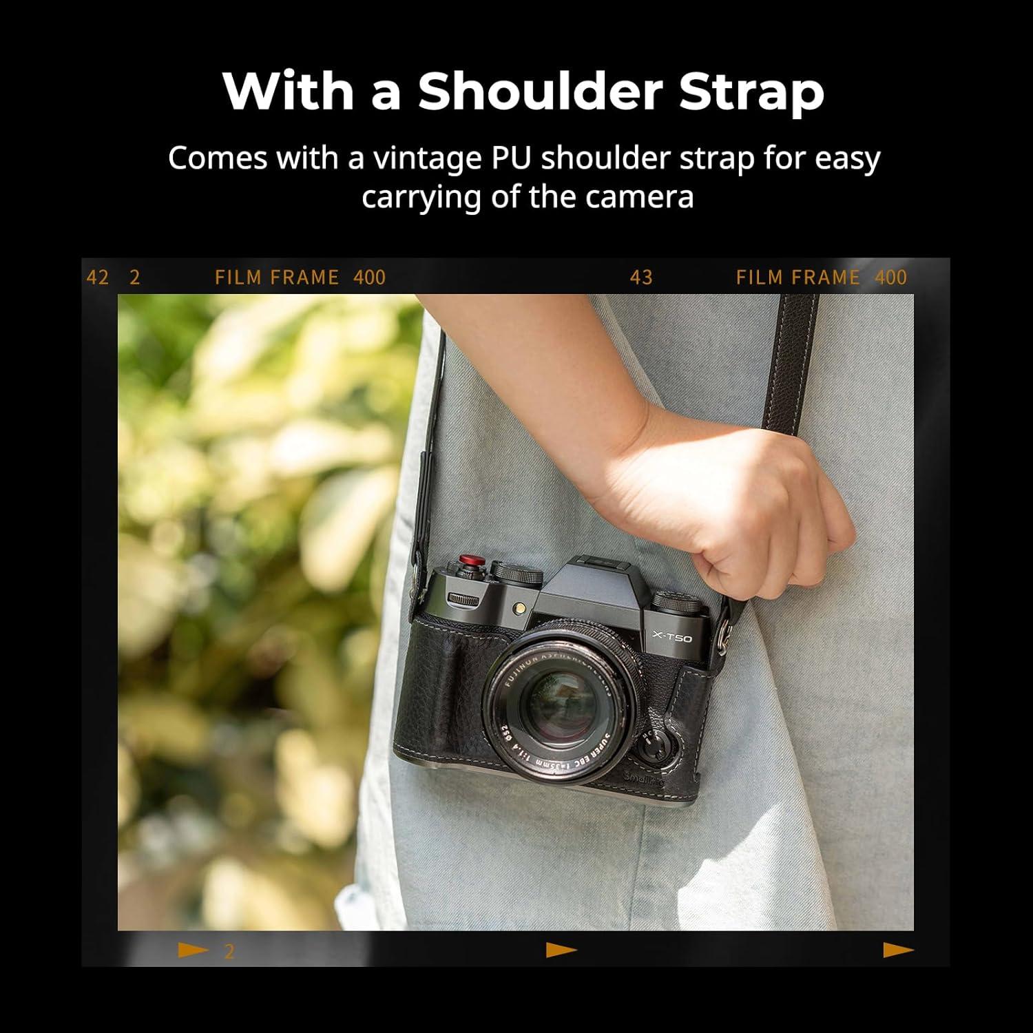 Funda de Cuero a Medias SmallRig 4709 para Fujifilm X-T50