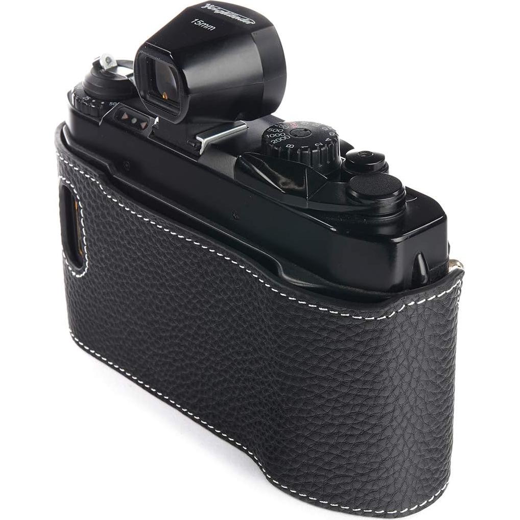 Funda de Cuero Real BolinUS para Cámara Voigtlander Bessa-R/L