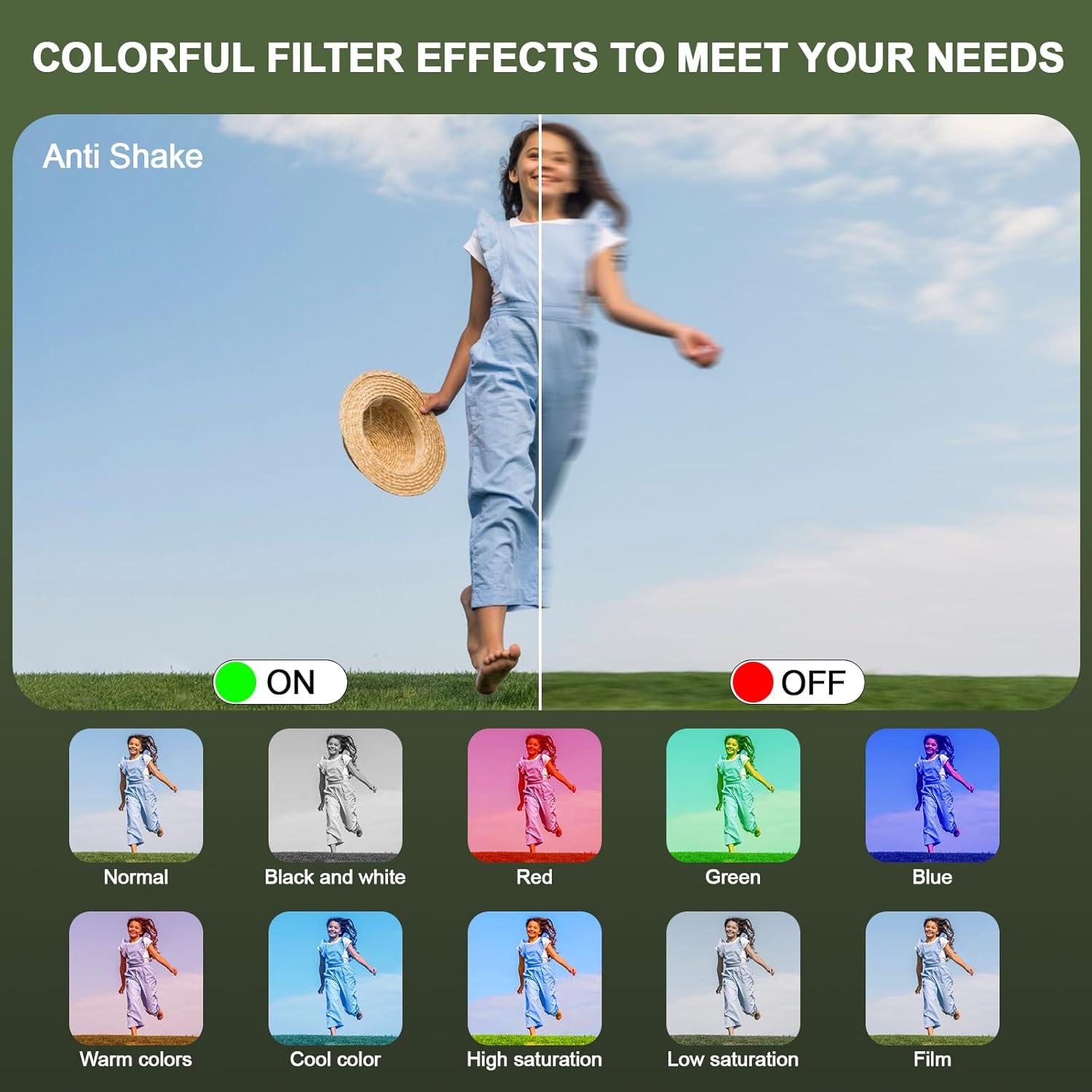 Cámara Digital Jazeyeah Rosa 48MP FHD 1080P para Niños