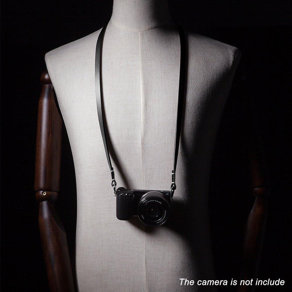 Correa de Cuero Genuino CANPIS para Cámara Negra 110cm