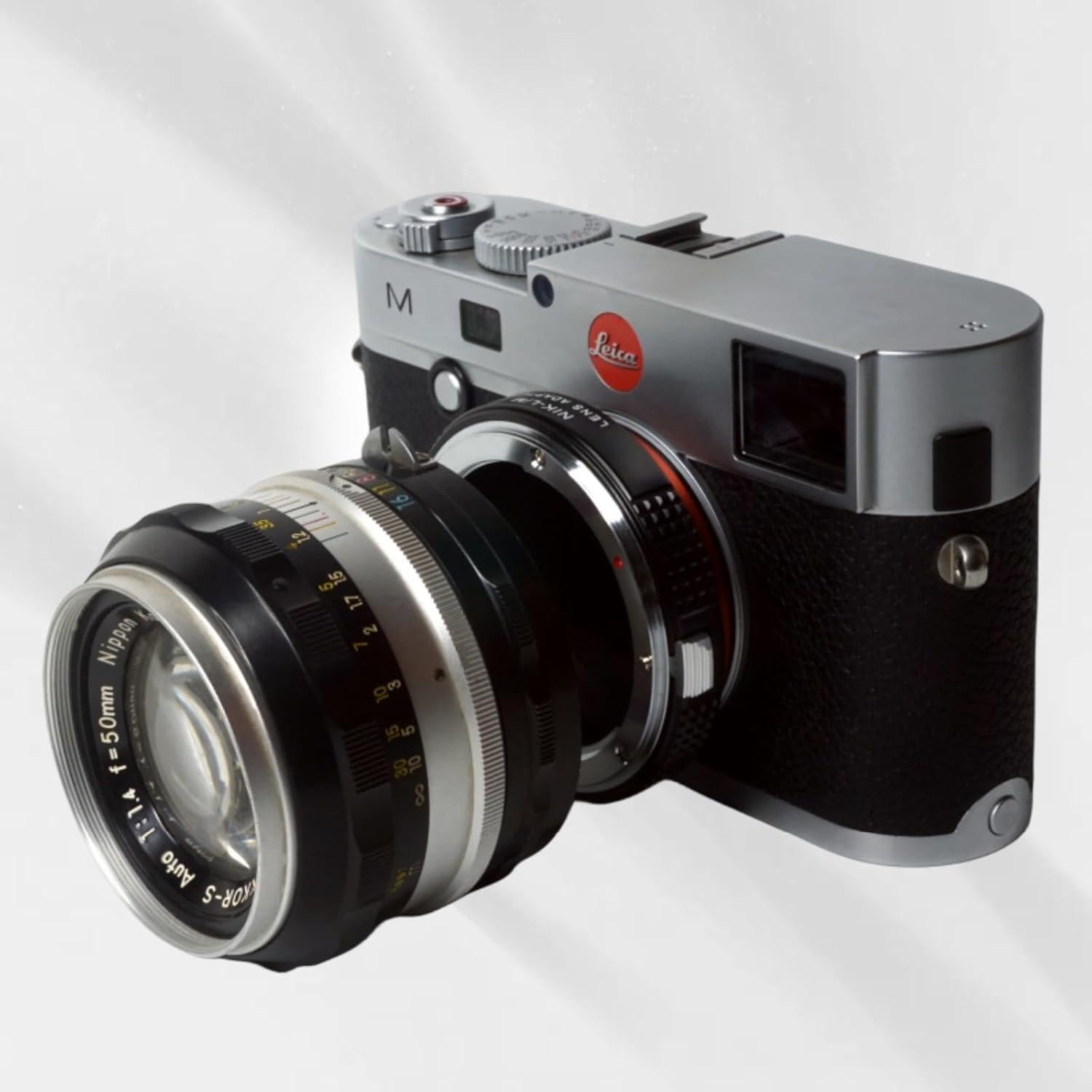 Adaptador de Montura PHOLSY Nikon F a Leica M 6 Bits