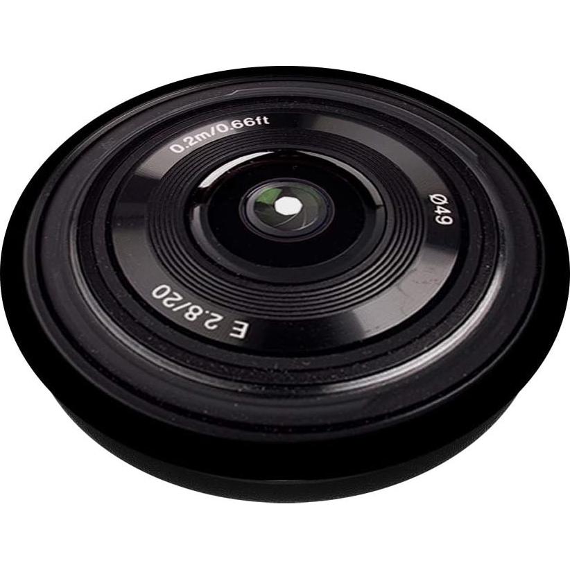 Cámara SLR retro PopSockets con gráfico de lente vintage