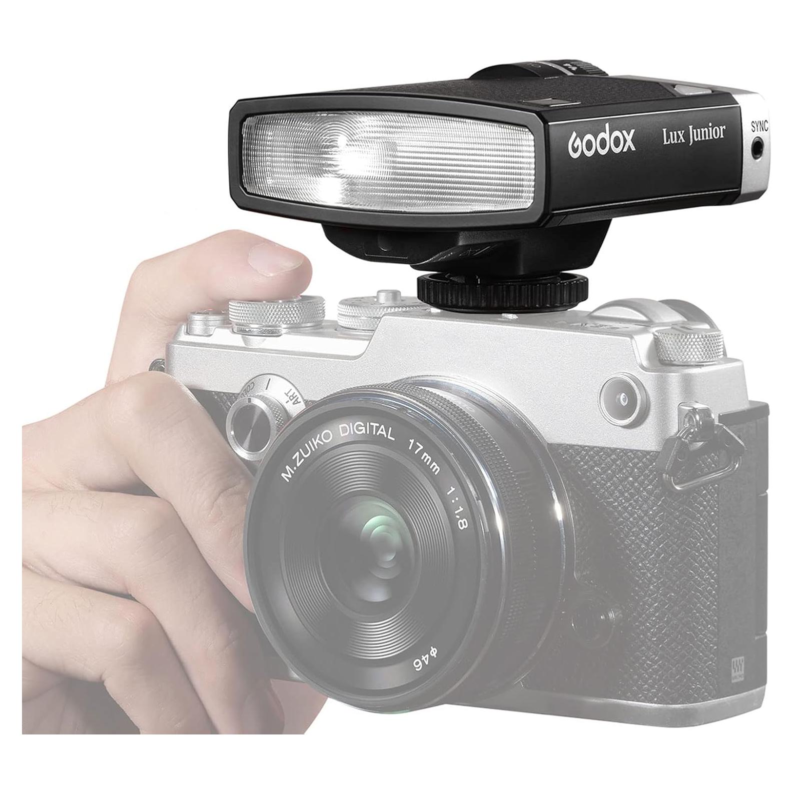 Flash de Cámara Godox Lux Junior GN12 6000K Compatible Canon Nikon